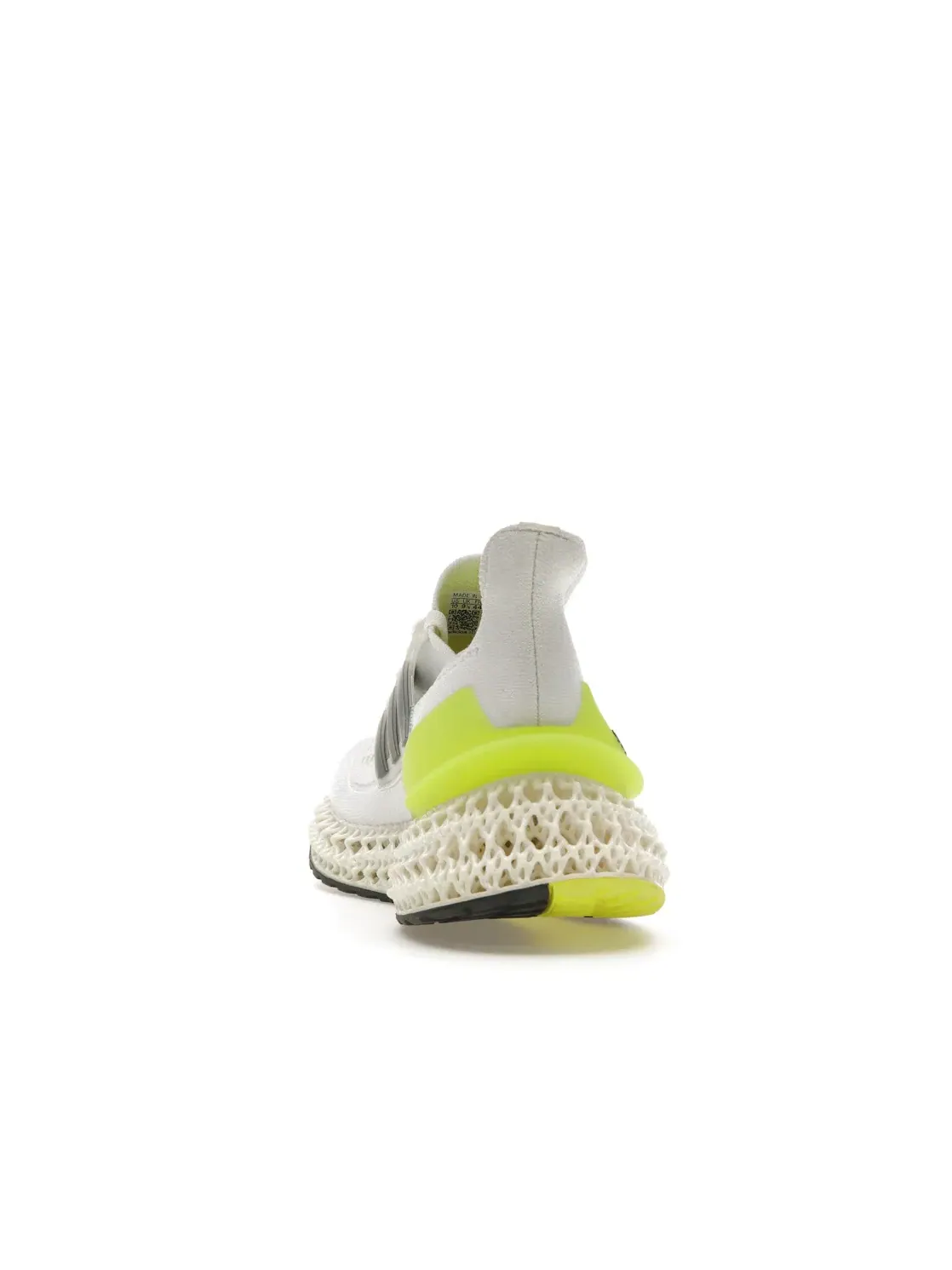 Мужские кроссовки беговые с технологией 4DFWD Adidas Ultra 4DFWD — изображение 4 из 4, белый черный желтый