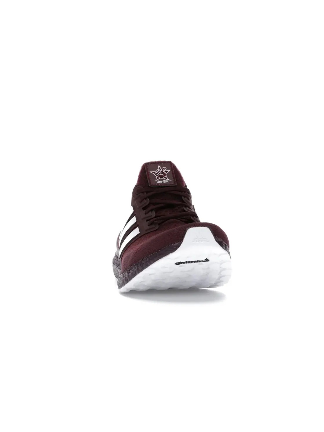 Мужские кроссовки беговые с принтом Adidas Ultra Boost 1.0 — изображение 2 из 4, белый/бордовый