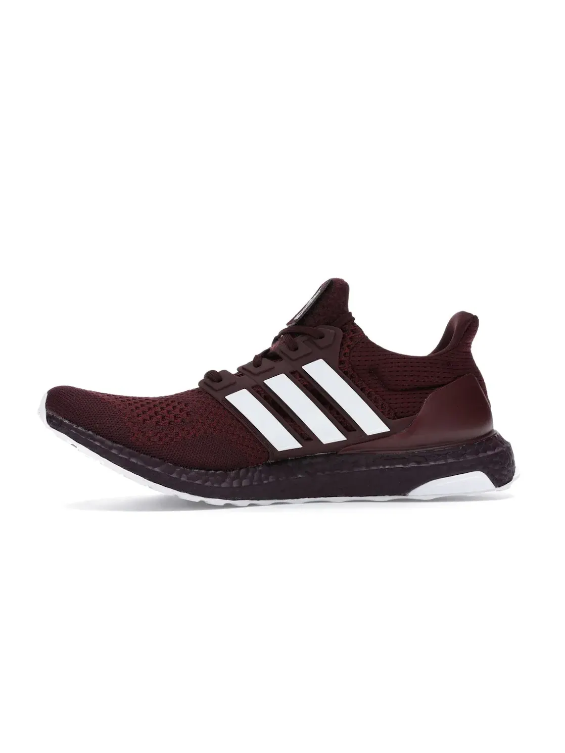 Мужские кроссовки беговые с принтом Adidas Ultra Boost 1.0 — изображение 3 из 4, белый/бордовый