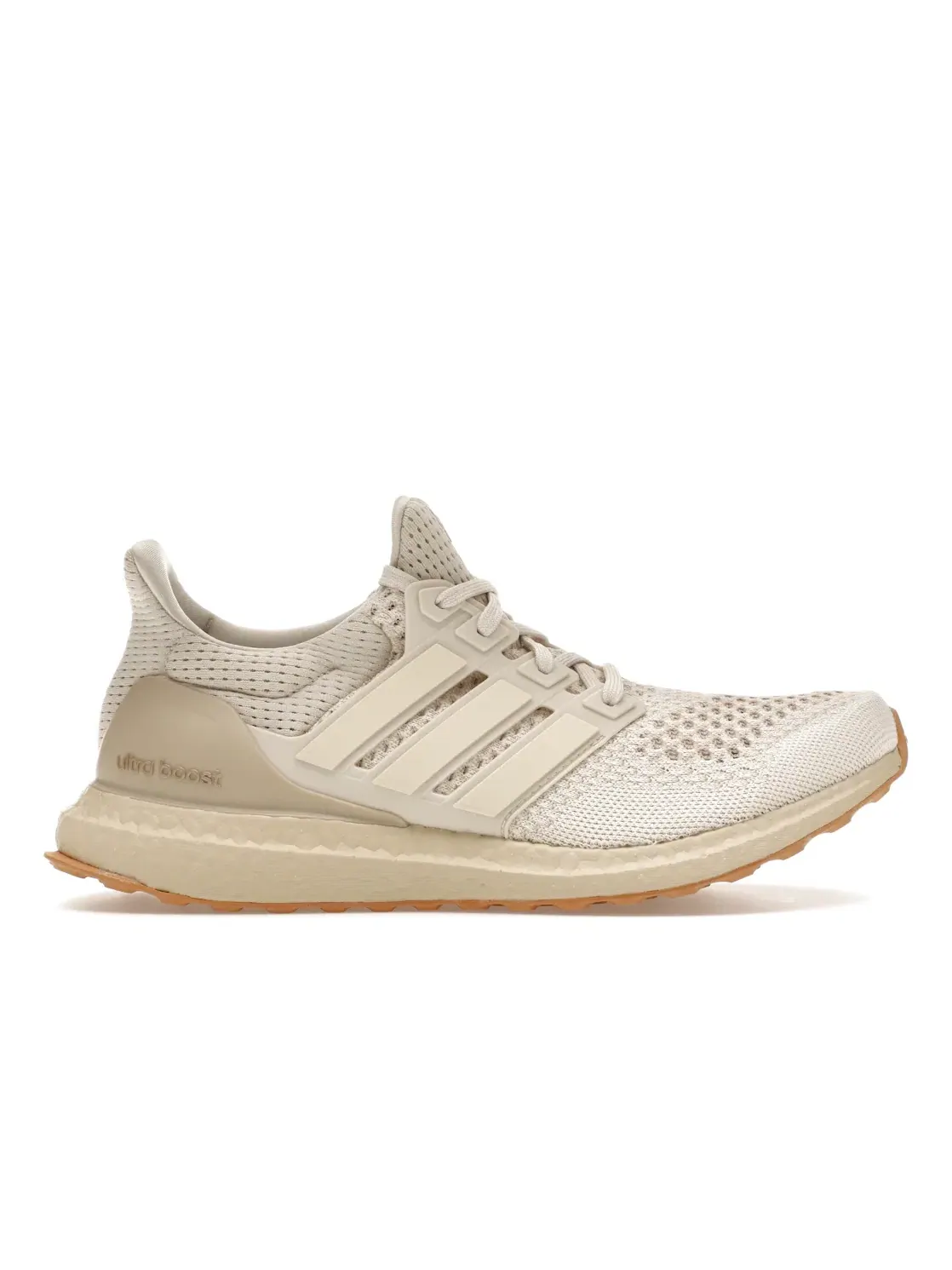 Мужские кроссовки для бега с амортизацией Adidas Ultra Boost 1.0 — изображение 1 из 4, белый/бежевый