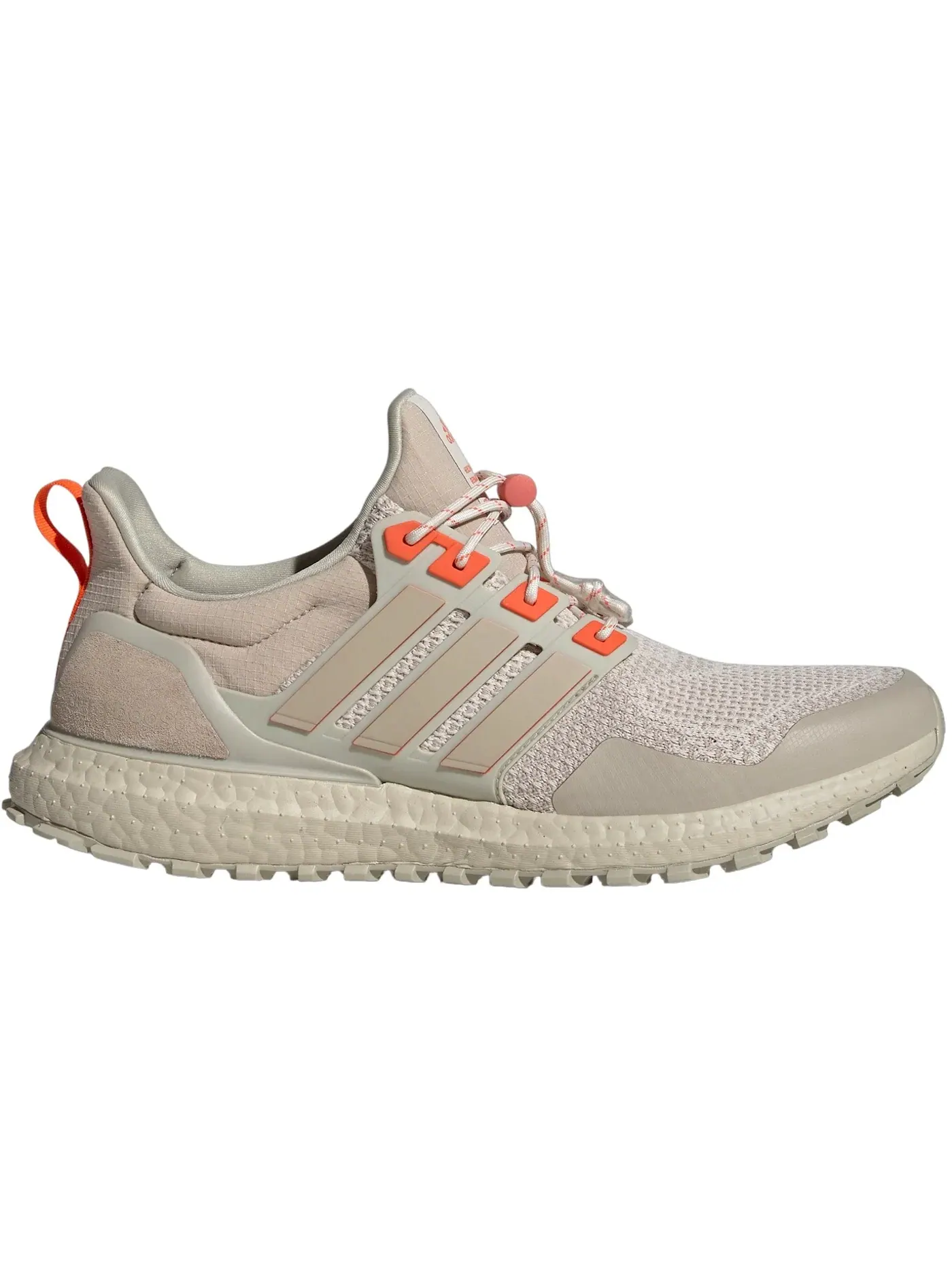 Мужские кроссовки с технологией Boost Aluminium/Wonder Beige/Impact Orange Adidas — изображение 1 из 1, бежевый/оранжевый
