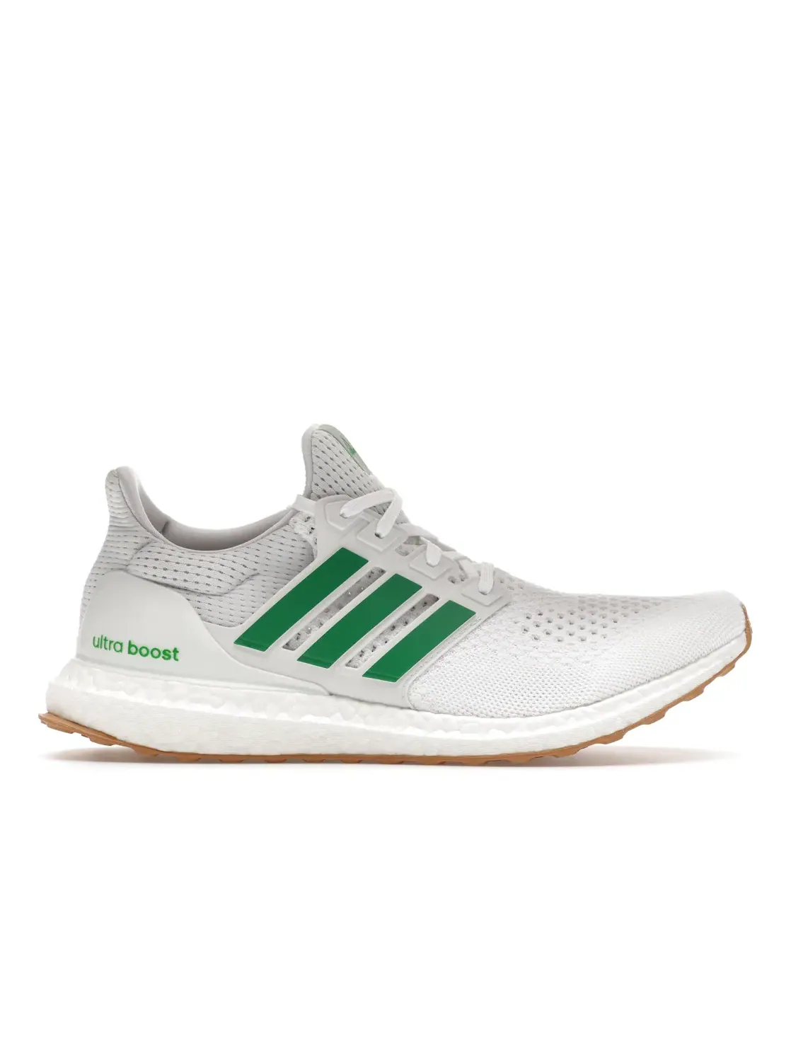 Женские кроссовки для бега Adidas Ultra Boost 1.0 — изображение 1 из 4, белый/зеленый/зеленый