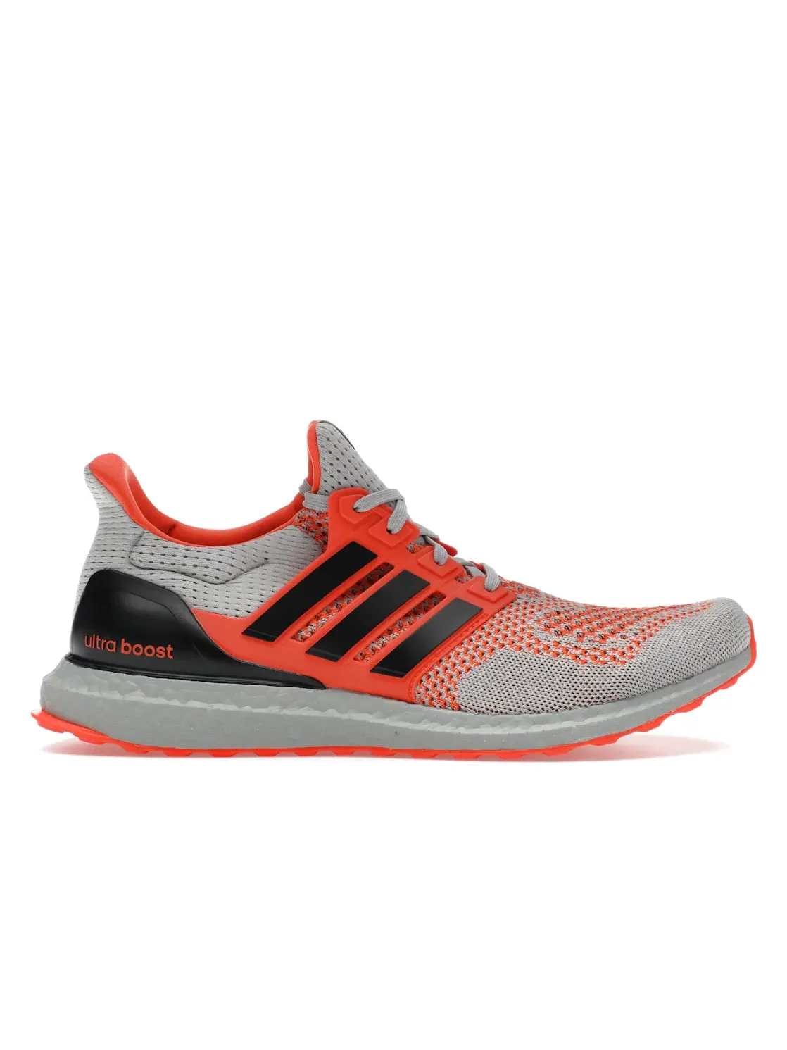 Мужские кроссовки для бега Ultra Boost 1.0 Adidas — изображение 1 из 4, черный оранжевый серый