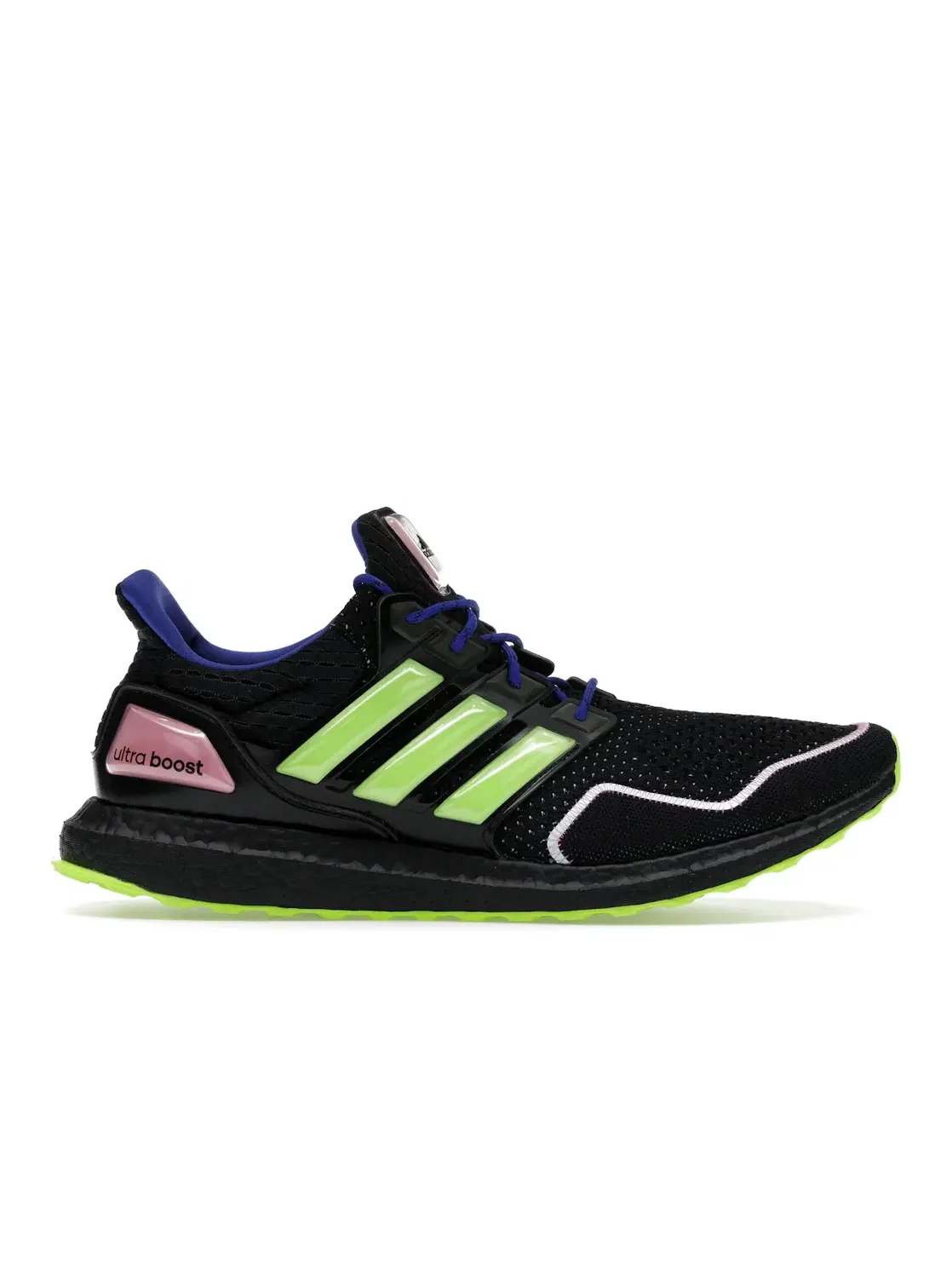 Мужские кроссовки для бега Ultra Boost 1.0 Adidas — изображение 1 из 4, черный//розовый