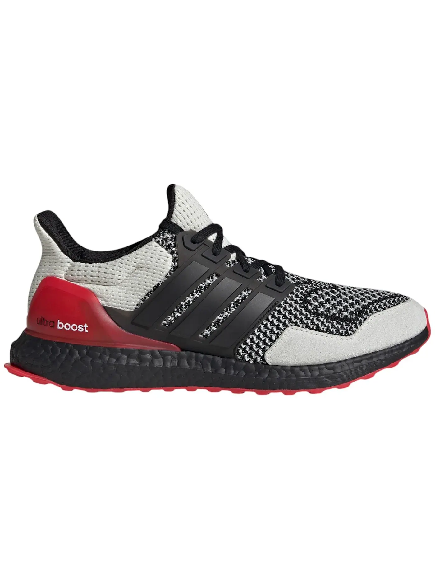 Мужские кроссовки беговые с контрастными акцентами Adidas Ultra Boost 1.0 — изображение 1 из 1, белый/черный