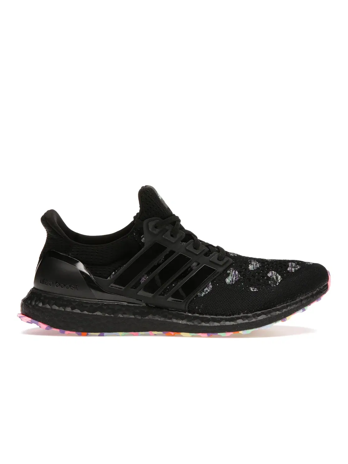 Мужские кроссовки с принтом Ultra Boost 1.0 DNA Adidas — изображение 1 из 4, черный/черный/синий