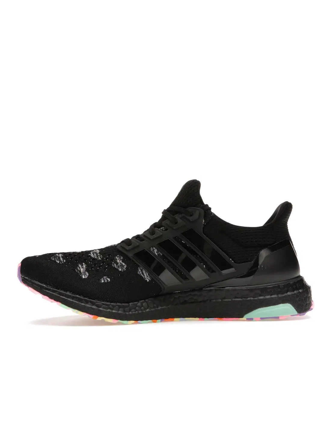 Мужские кроссовки с принтом Ultra Boost 1.0 DNA Adidas — изображение 3 из 4, черный/черный/синий