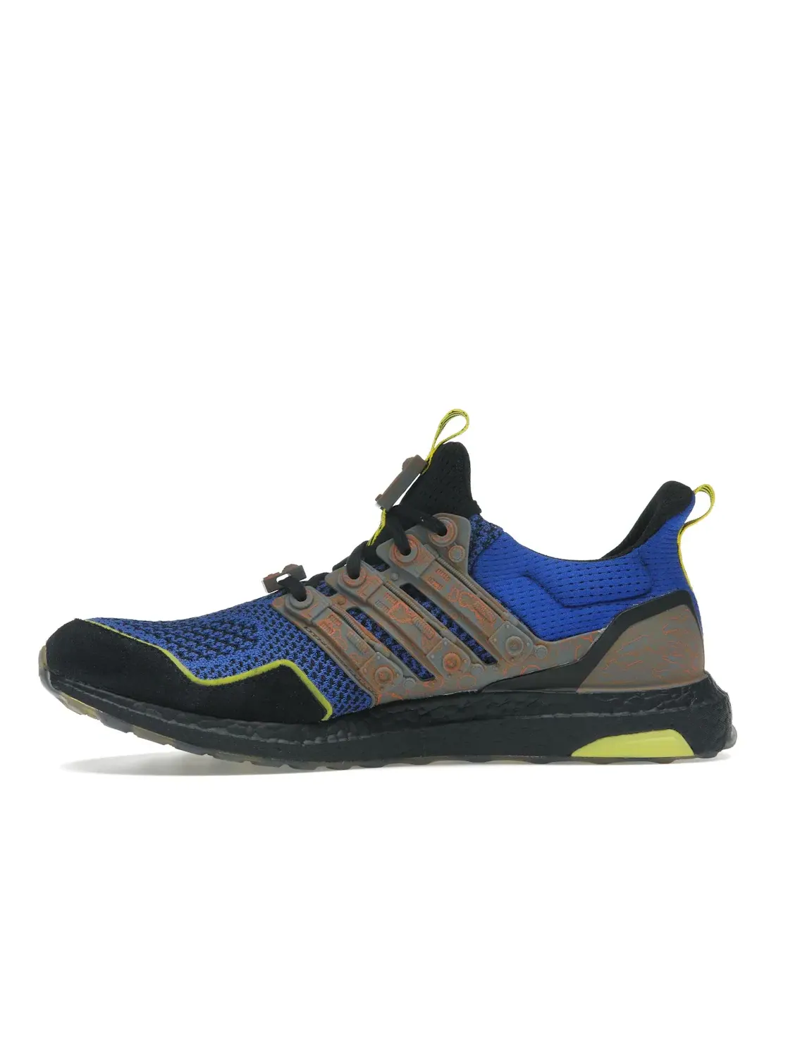 Мужские кроссовки для бега с принтом Adidas Ultra Boost 1.0 — изображение 3 из 4, синий/металлик/черный