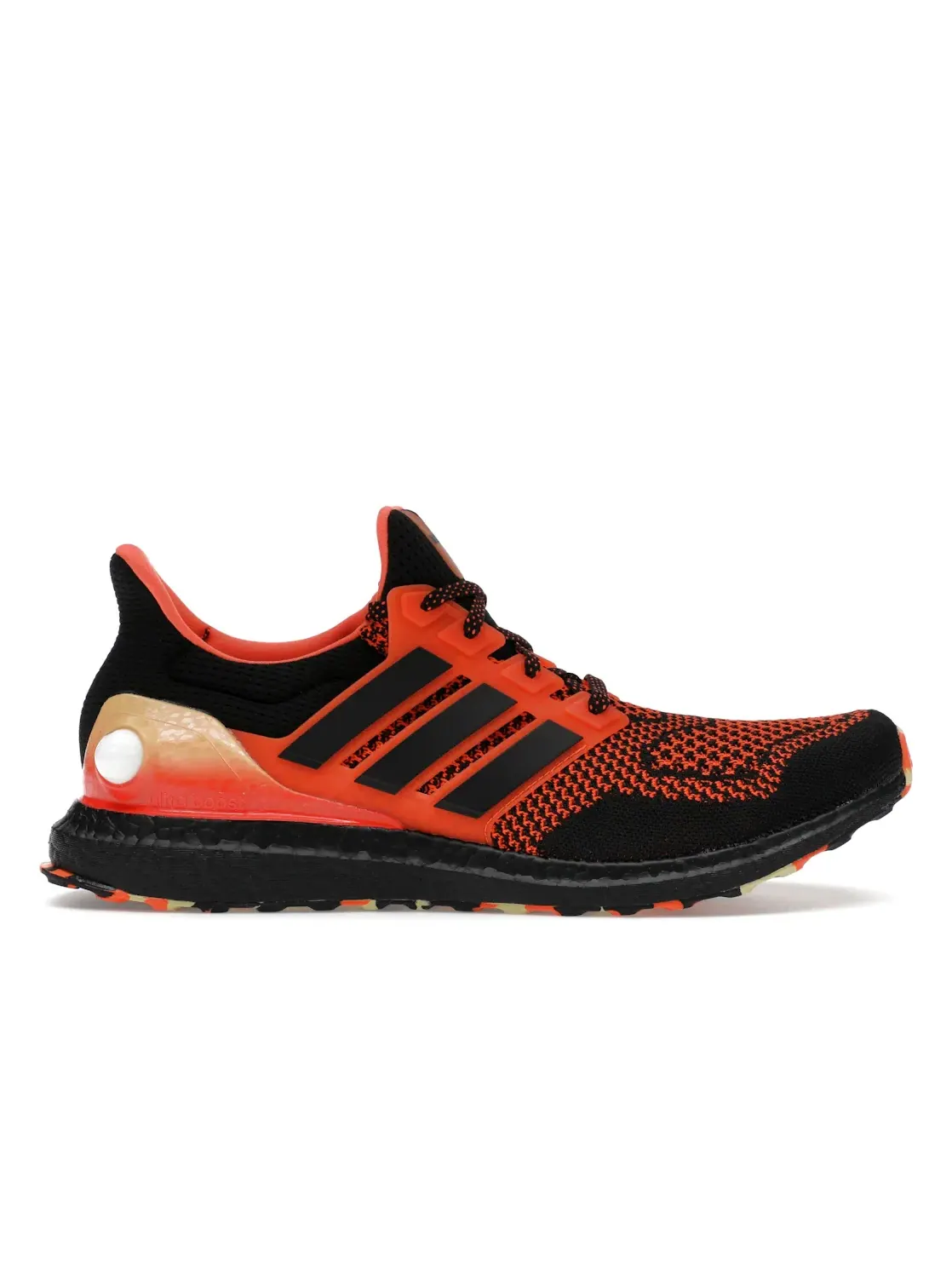 Мужские кроссовки для бега Adidas Ultra Boost 1.0 — изображение 1 из 4, черный/черный/оранжевый