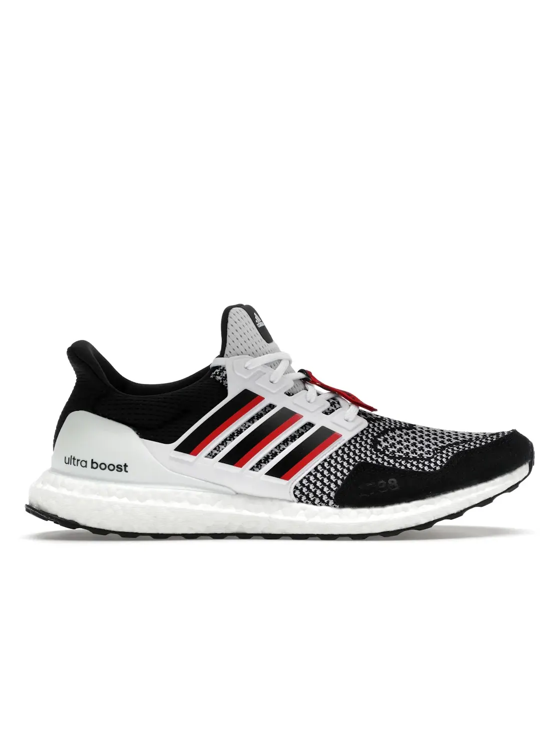 Кроссовки для бега с технологией Boost Adidas Ultra Boost 1.0 — изображение 1 из 4, белый/черный/красный