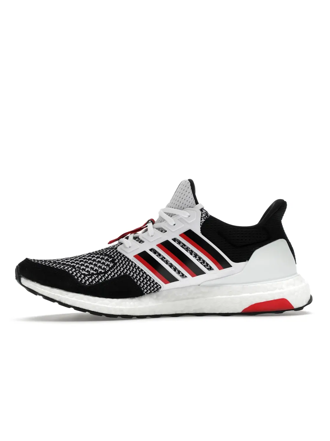 Кроссовки для бега с технологией Boost Adidas Ultra Boost 1.0 — изображение 3 из 4, белый/черный/красный