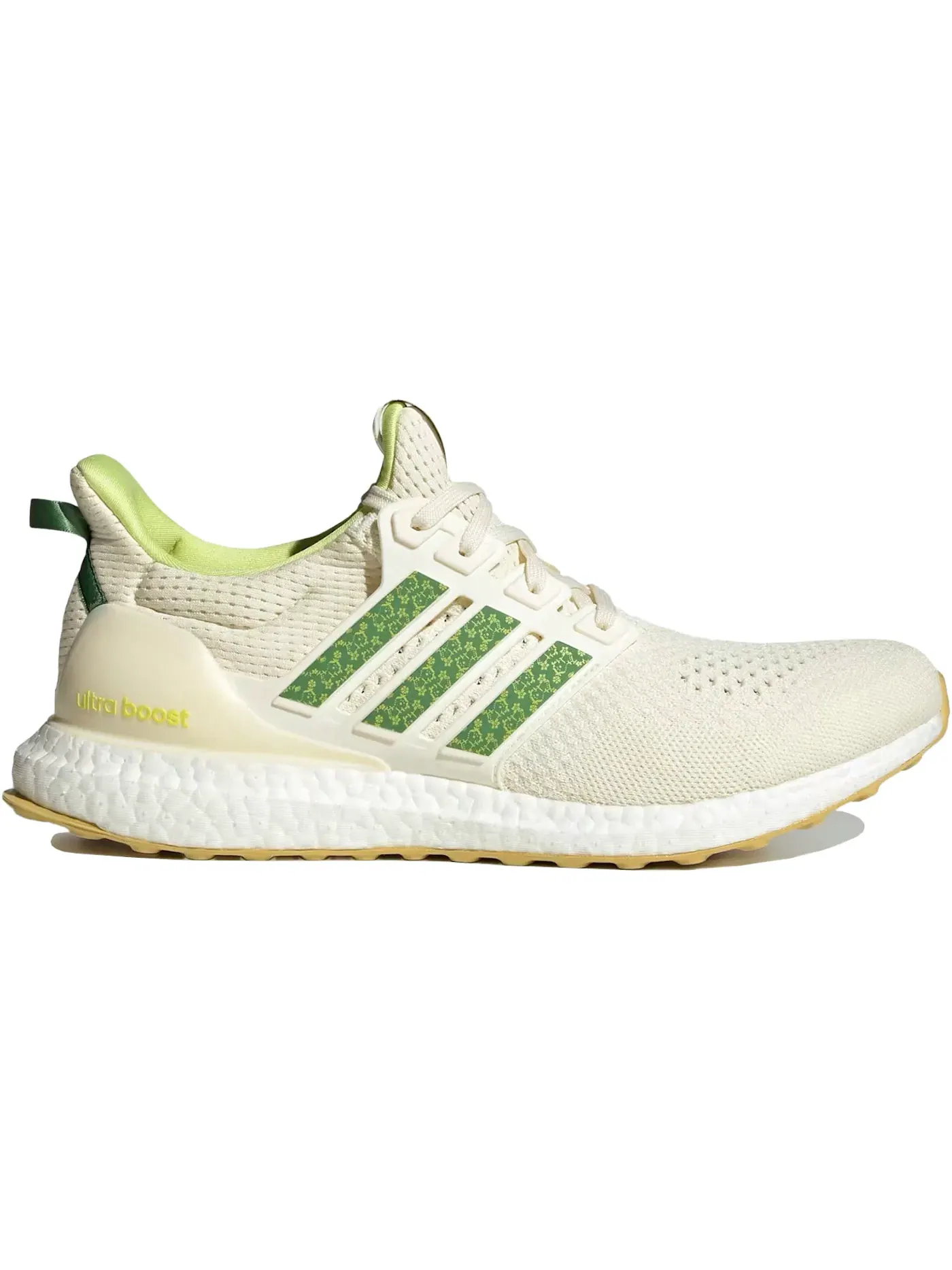 Мужские кроссовки для бега Adidas Ultra Boost 1.0 — изображение 1 из 1, белый/зеленый