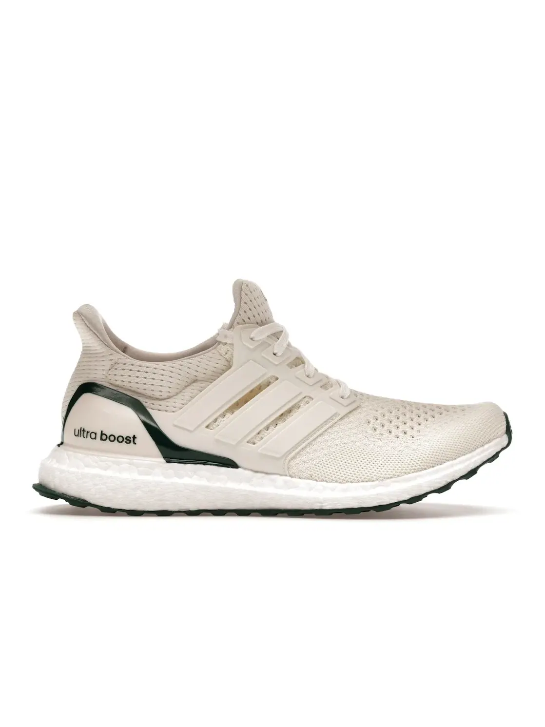 Женские кроссовки с технологией Boost Adidas Ultra Boost 1.0 — изображение 1 из 4, белый/зеленый/белый