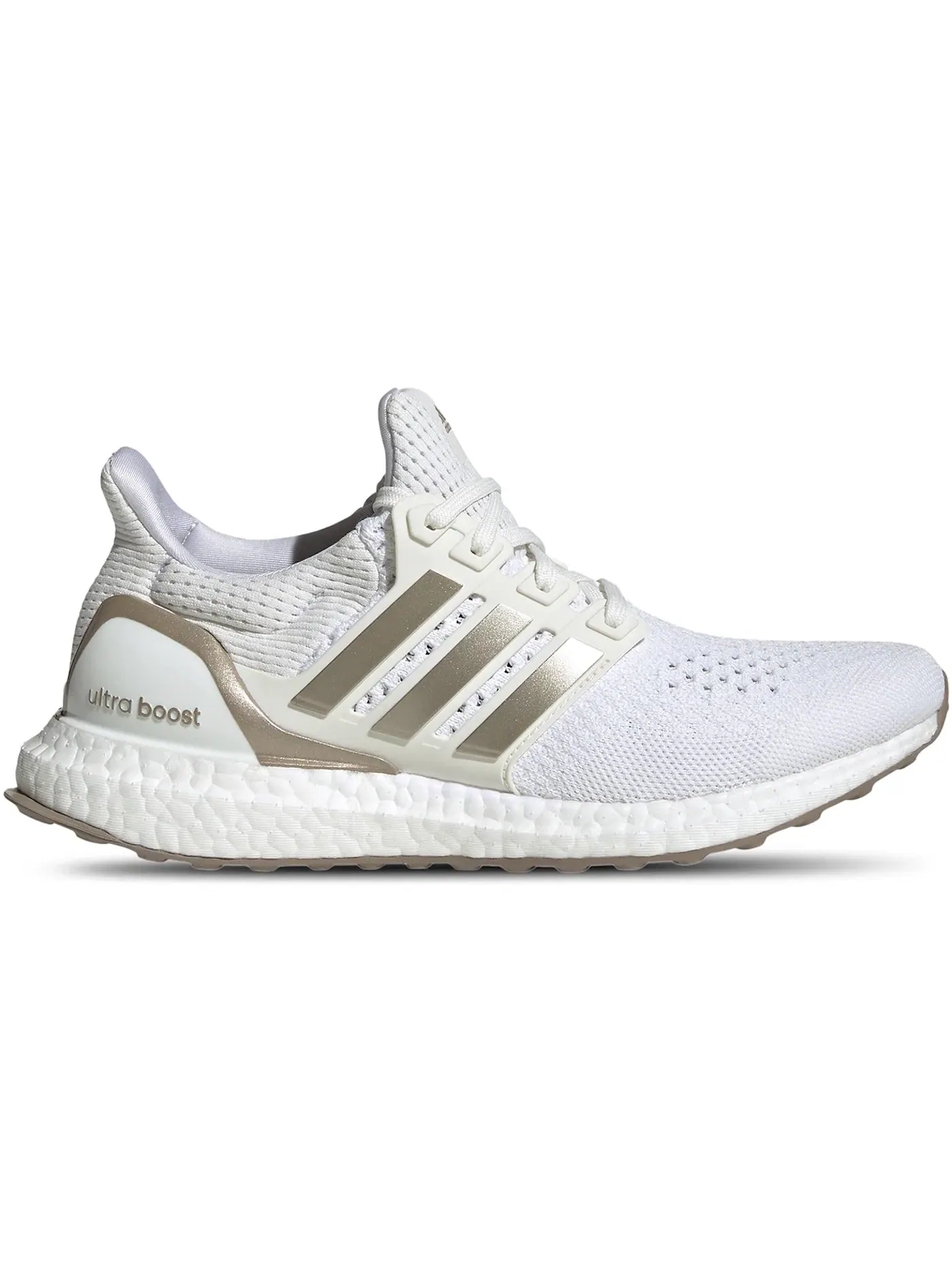 Женские кроссовки для бега с технологией Boost Adidas Ultra Boost 1.0 — изображение 1 из 1, белый/металлик/белый