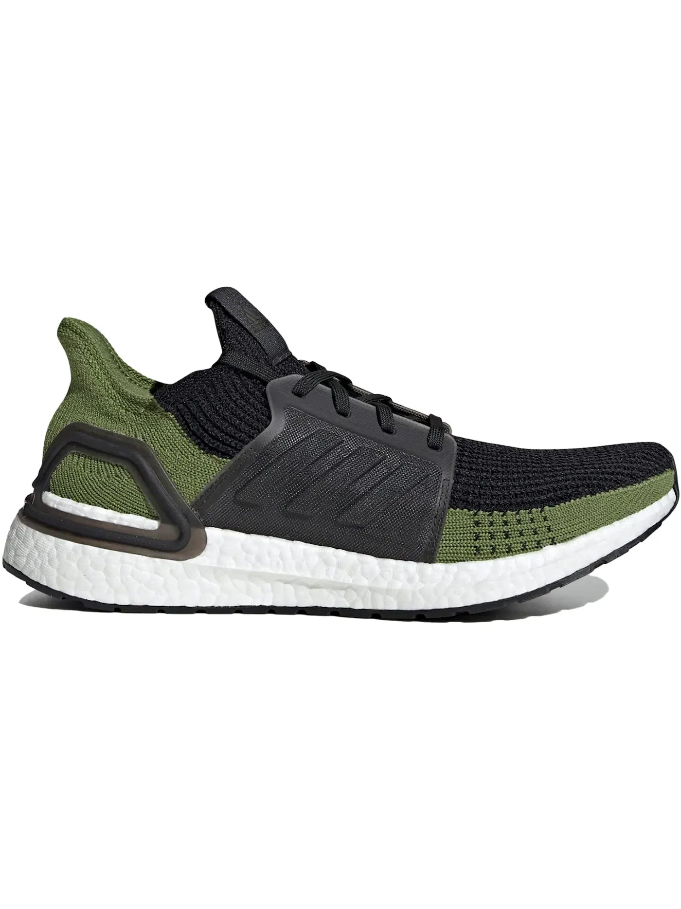 Мужские кроссовки с технологией Boost Adidas Ultra Boost 19 — изображение 1 из 1, черный/черный/оливковый
