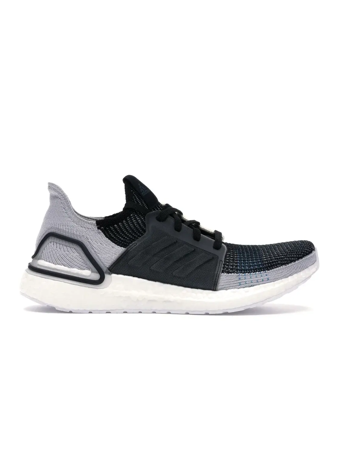 Мужские кроссовки для бега с технологией Boost Adidas Ultra Boost 19 — изображение 1 из 4, черный/серый/голубой
