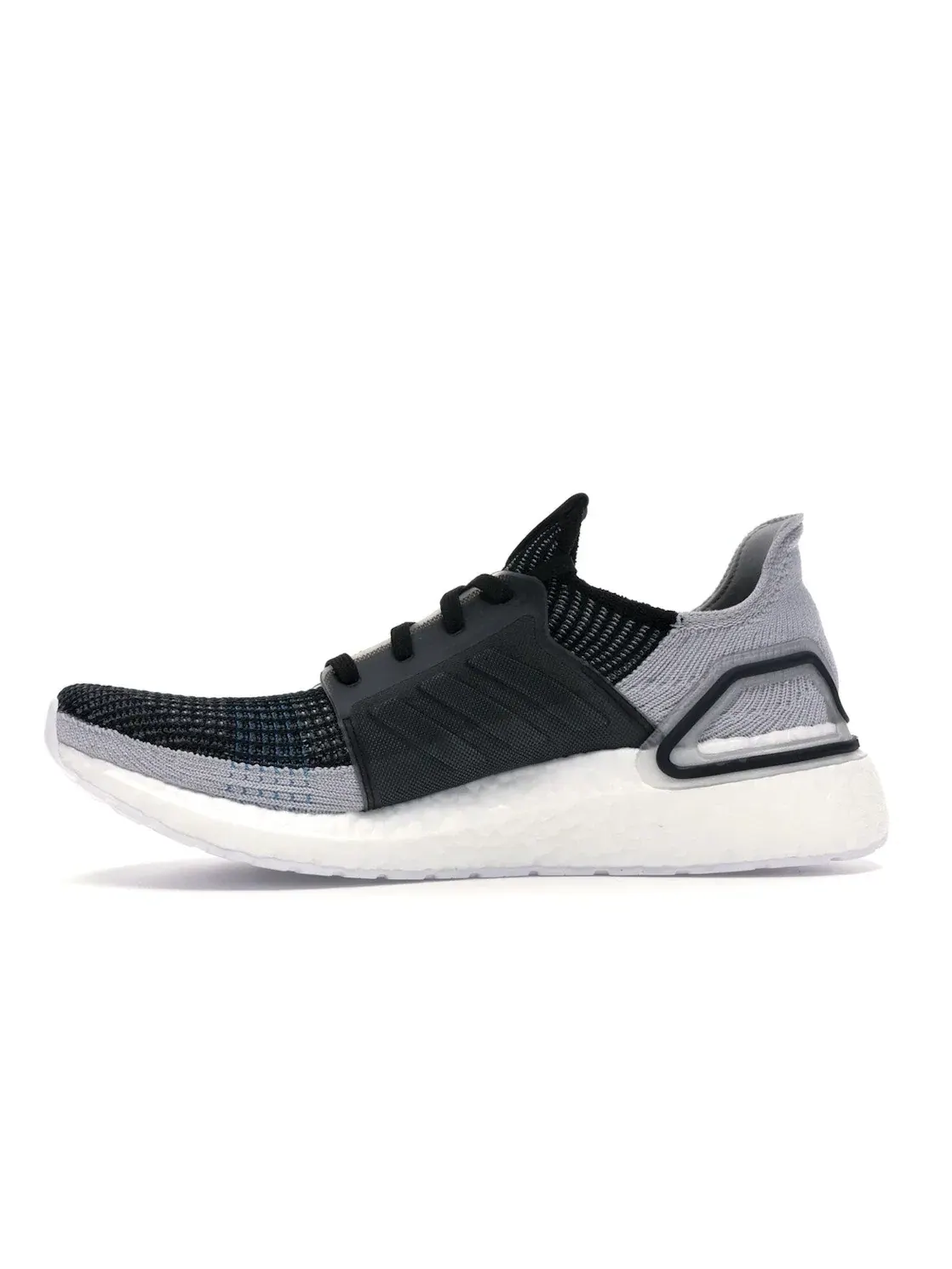 Мужские кроссовки для бега с технологией Boost Adidas Ultra Boost 19 — изображение 3 из 4, черный/серый/голубой