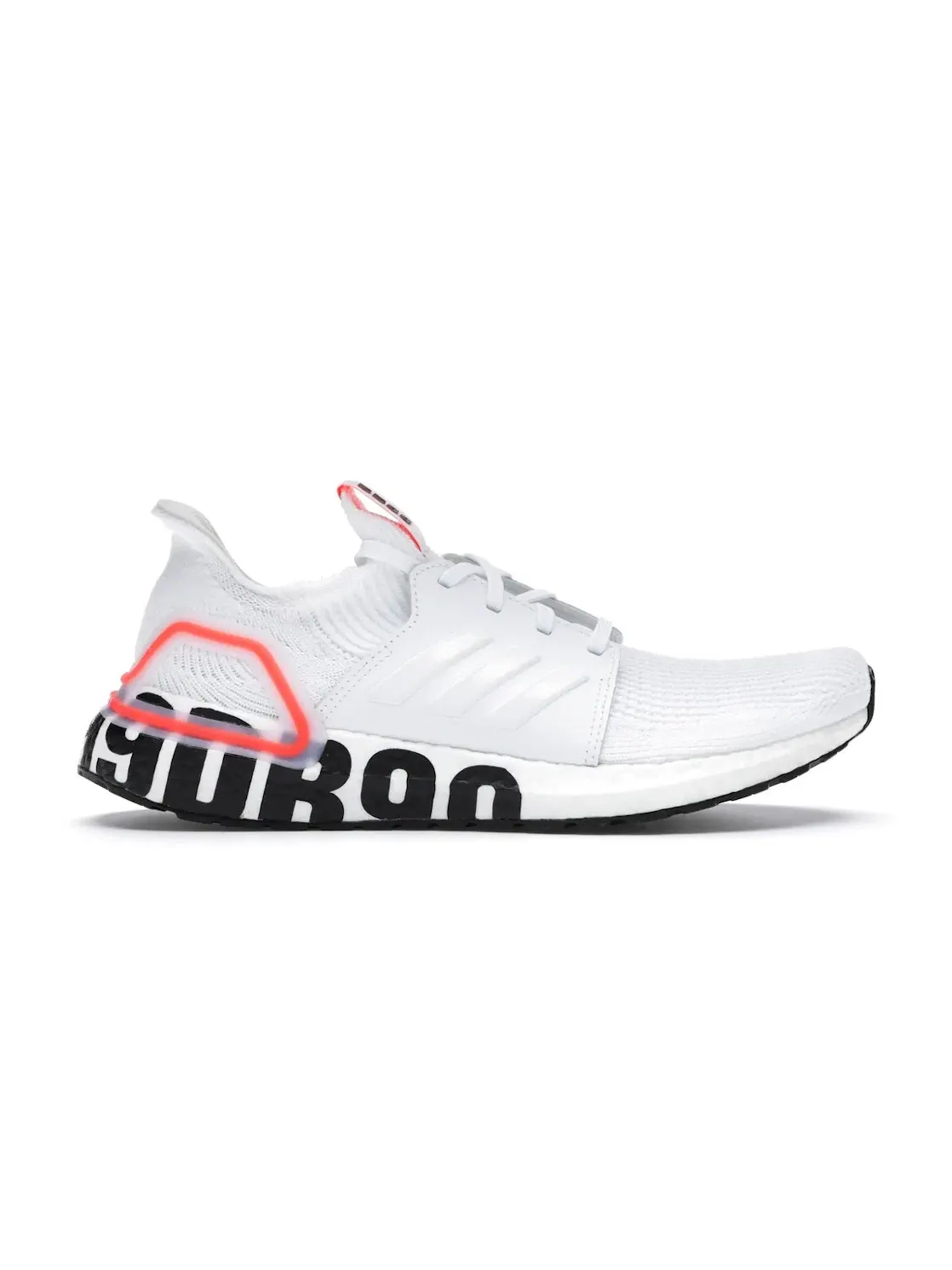 Мужские кроссовки для бега с технологией Boost Adidas Ultra Boost 19 — изображение 1 из 4, белый белый красный