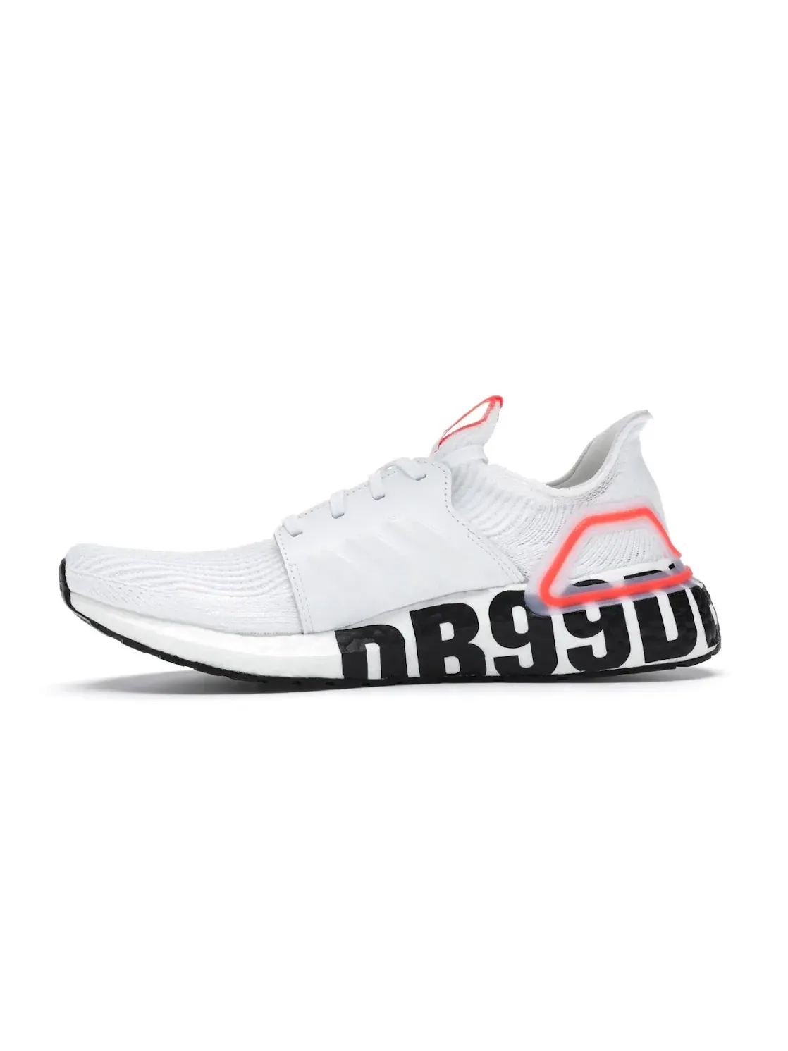 Мужские кроссовки для бега с технологией Boost Adidas Ultra Boost 19 — изображение 3 из 4, белый белый красный