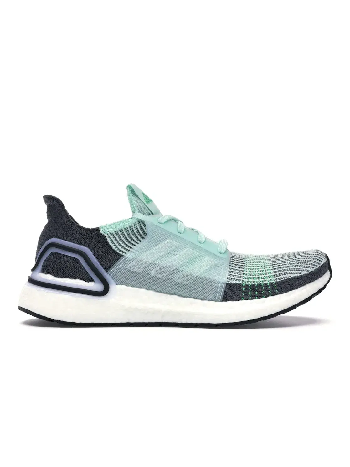 Мужские кроссовки с технологией Primeknit 360 Adidas Ultra Boost 19 — изображение 1 из 4, серый