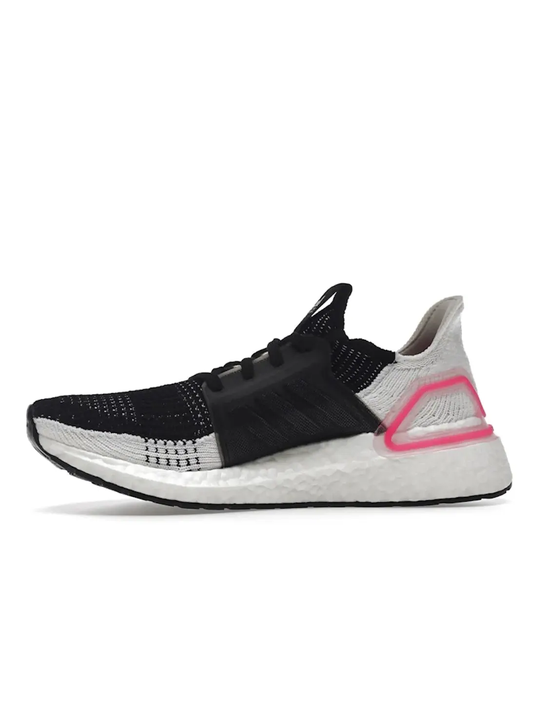 Женские кроссовки для бега Adidas Ultra Boost 19 — изображение 3 из 4, черный/белый/розовый