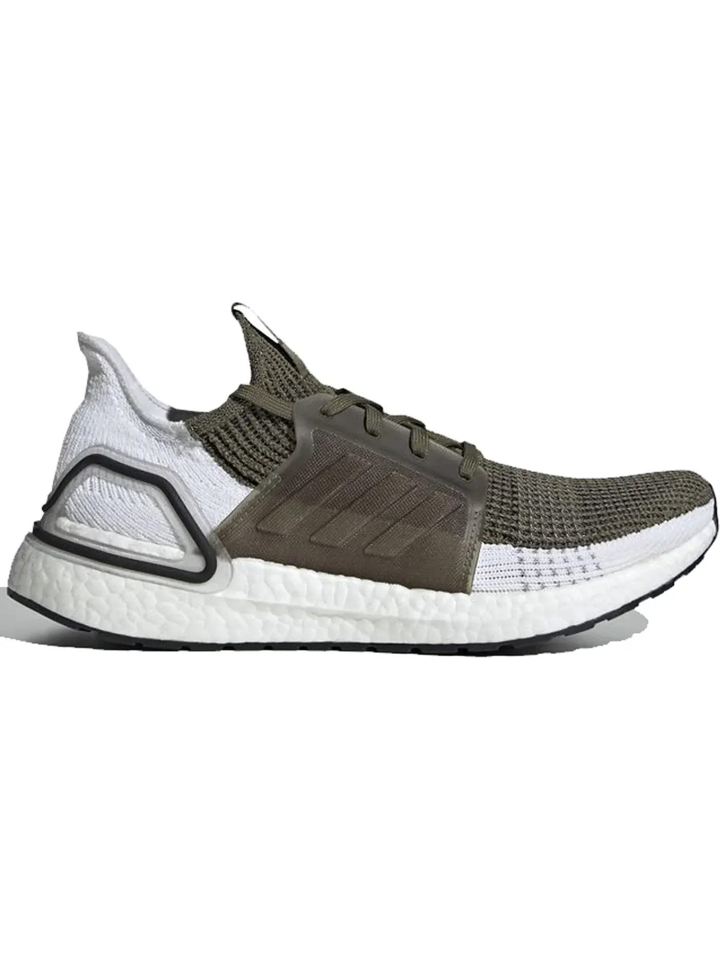 Мужские кроссовки с амортизацией Adidas Ultra Boost 19 — изображение 1 из 1, хаки/черный/черный