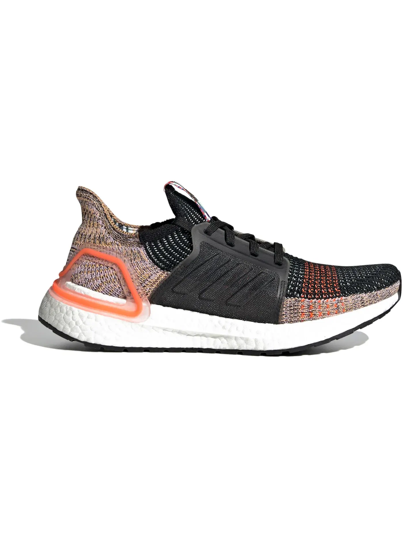 Женские кроссовки с технологией Boost Adidas Ultra Boost 19 — изображение 1 из 1, черный/белый/оранжевый