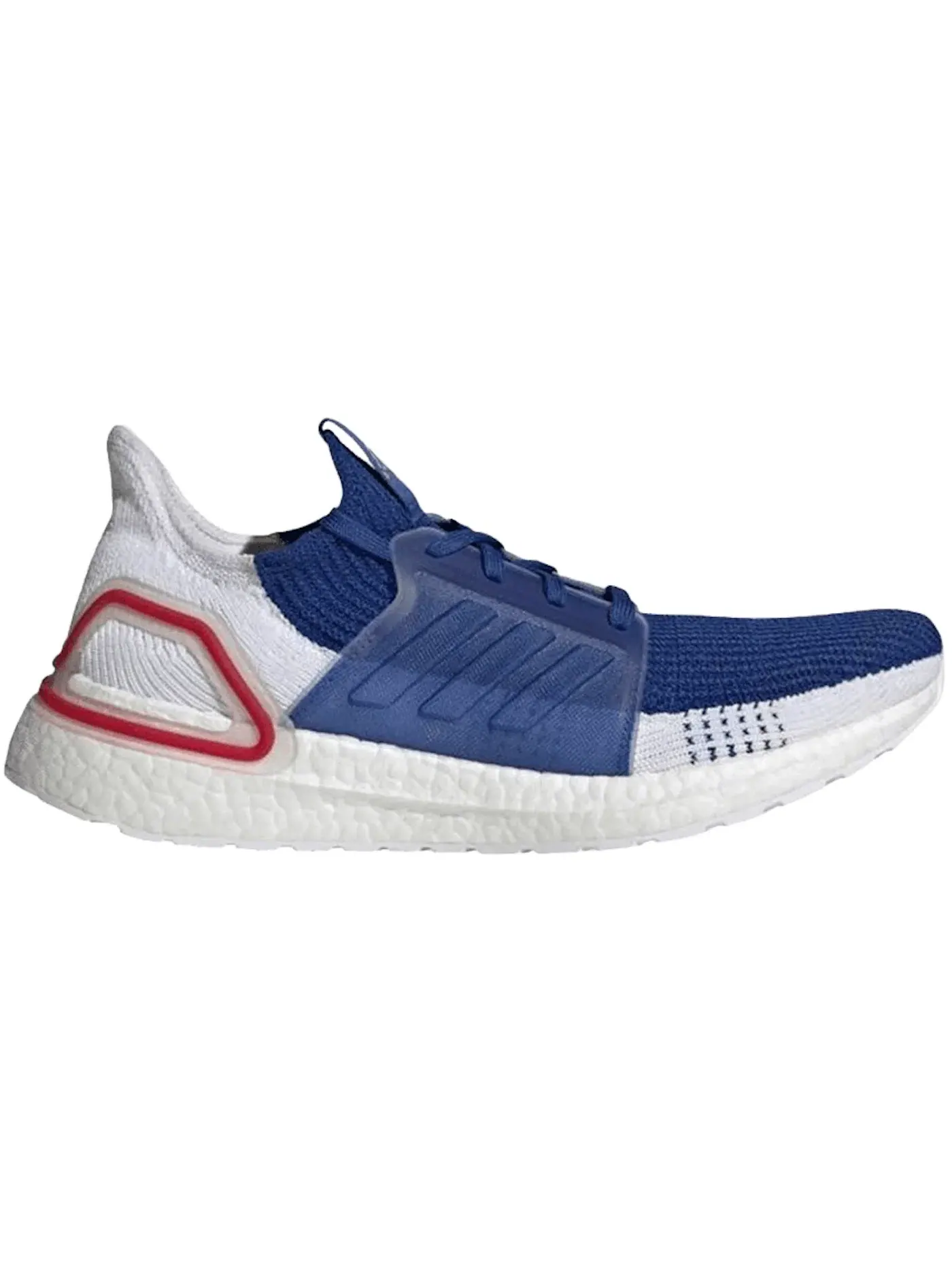 Мужские кроссовки с технологией Primeknit Adidas Ultra Boost 19 — изображение 1 из 1, белый/синий