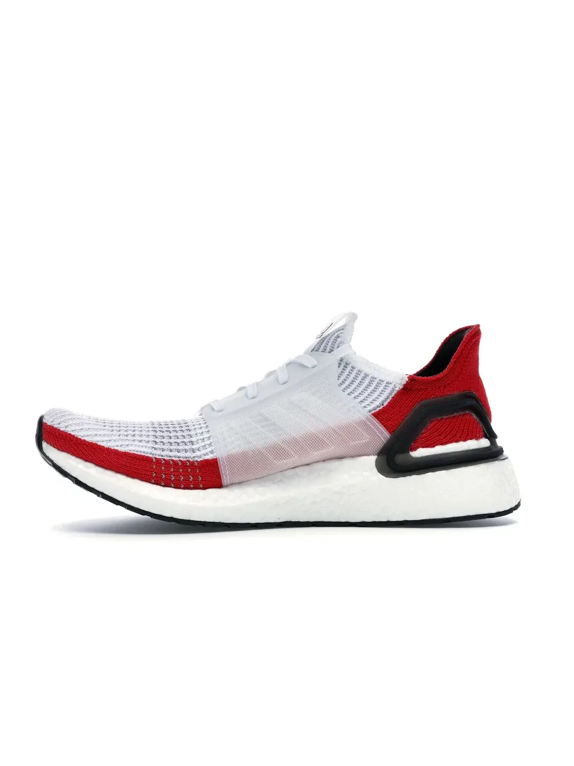 Мужские кроссовки для бега с амортизацией Adidas Ultra Boost 19 — изображение 3 из 4, белый/красный