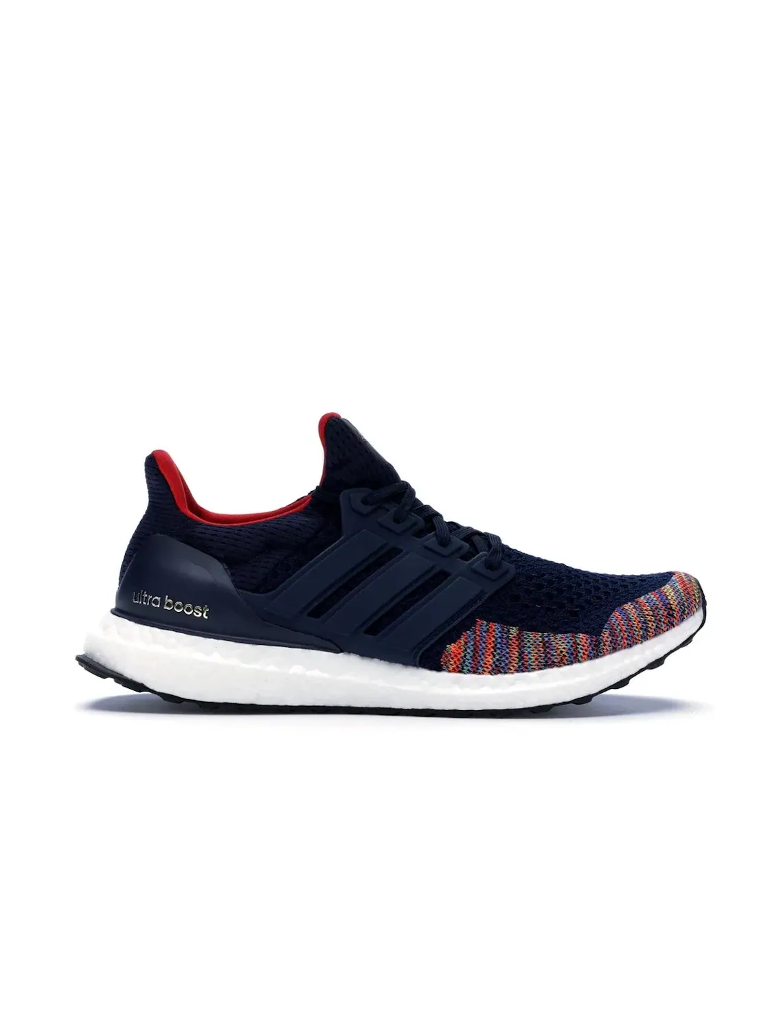 Мужские кроссовки с многоцветными акцентами Adidas Ultra Boost 1.0 — изображение 1 из 4, темно-синий/мульти