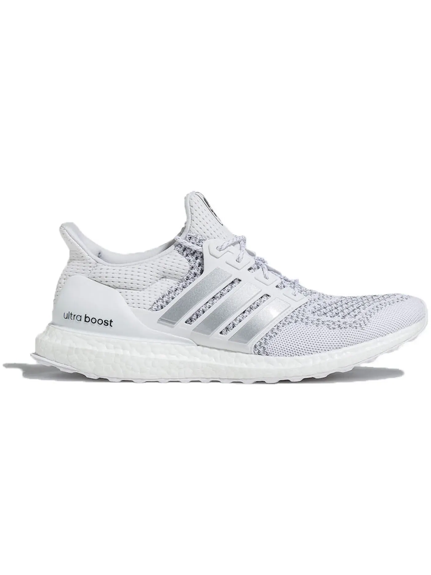 Мужские кроссовки с технологией Boost Adidas Ultra Boost 1.0 — изображение 1 из 1, белый/серебристый