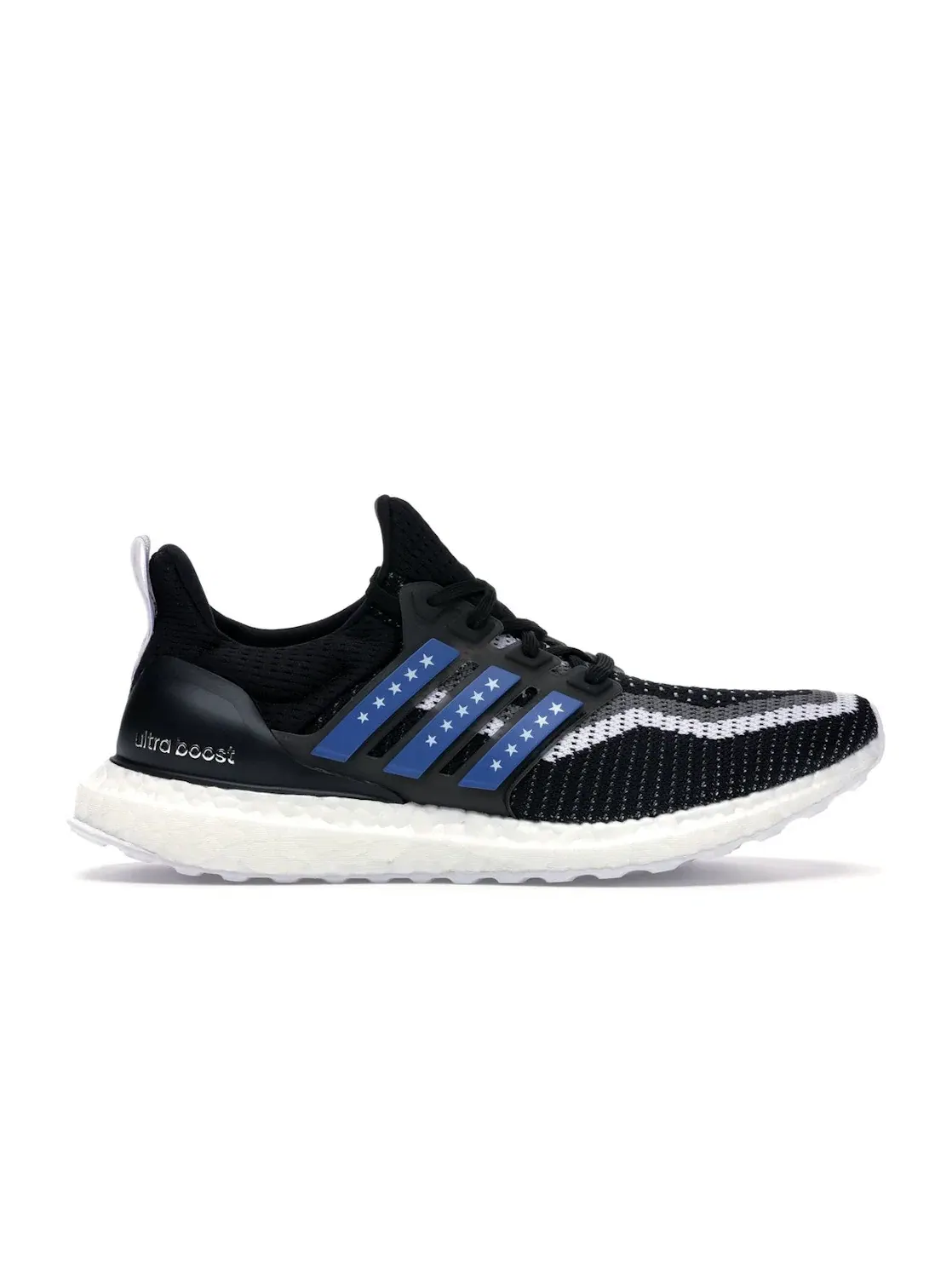 Мужские кроссовки с патриотическим принтом Adidas Ultra Boost 2 — изображение 1 из 4, черный/синий