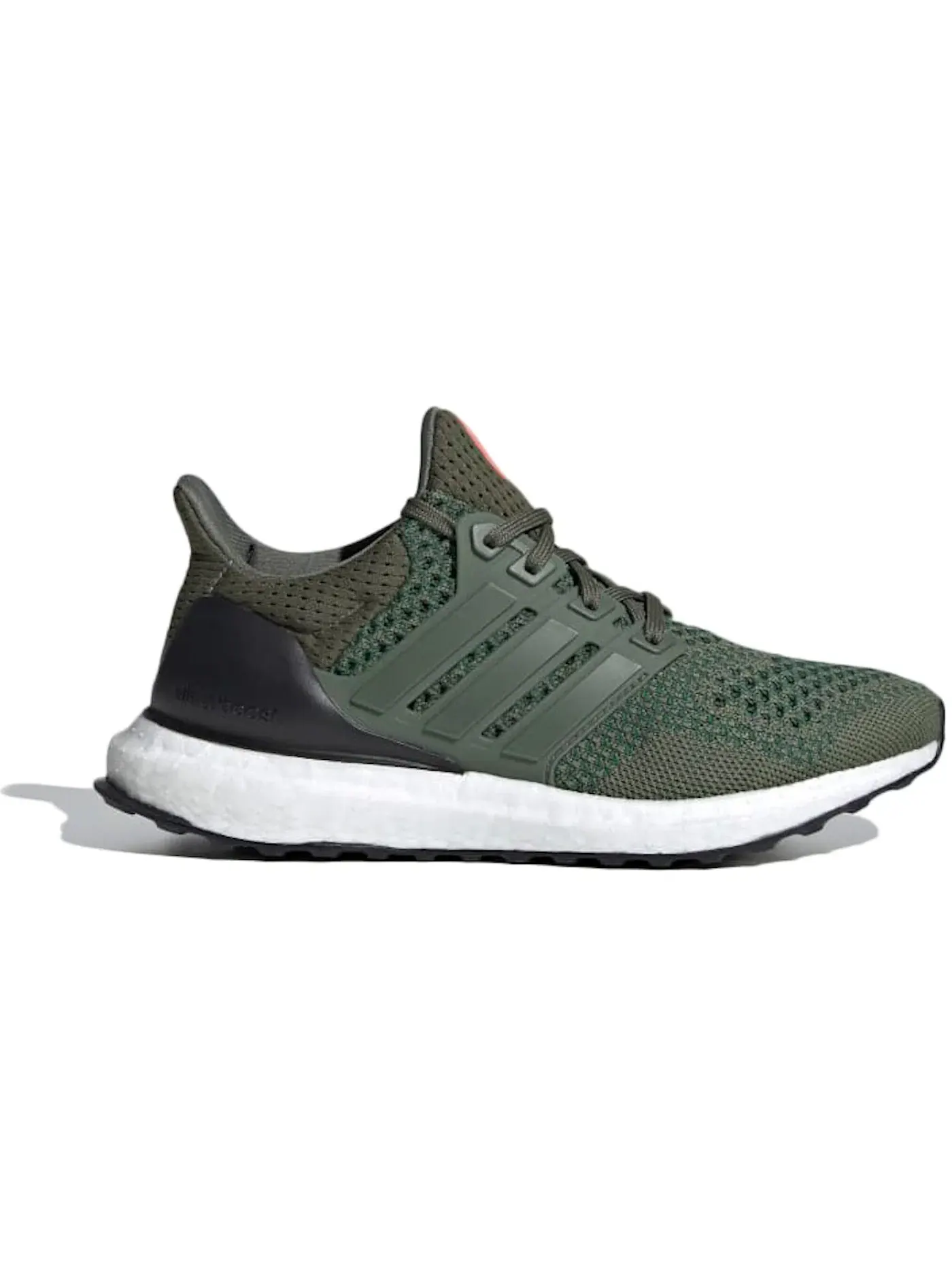 Детские кроссовки для мальчиков беговые Adidas Ultra Boost 20 — изображение 1 из 1, зеленый/зеленый/черный