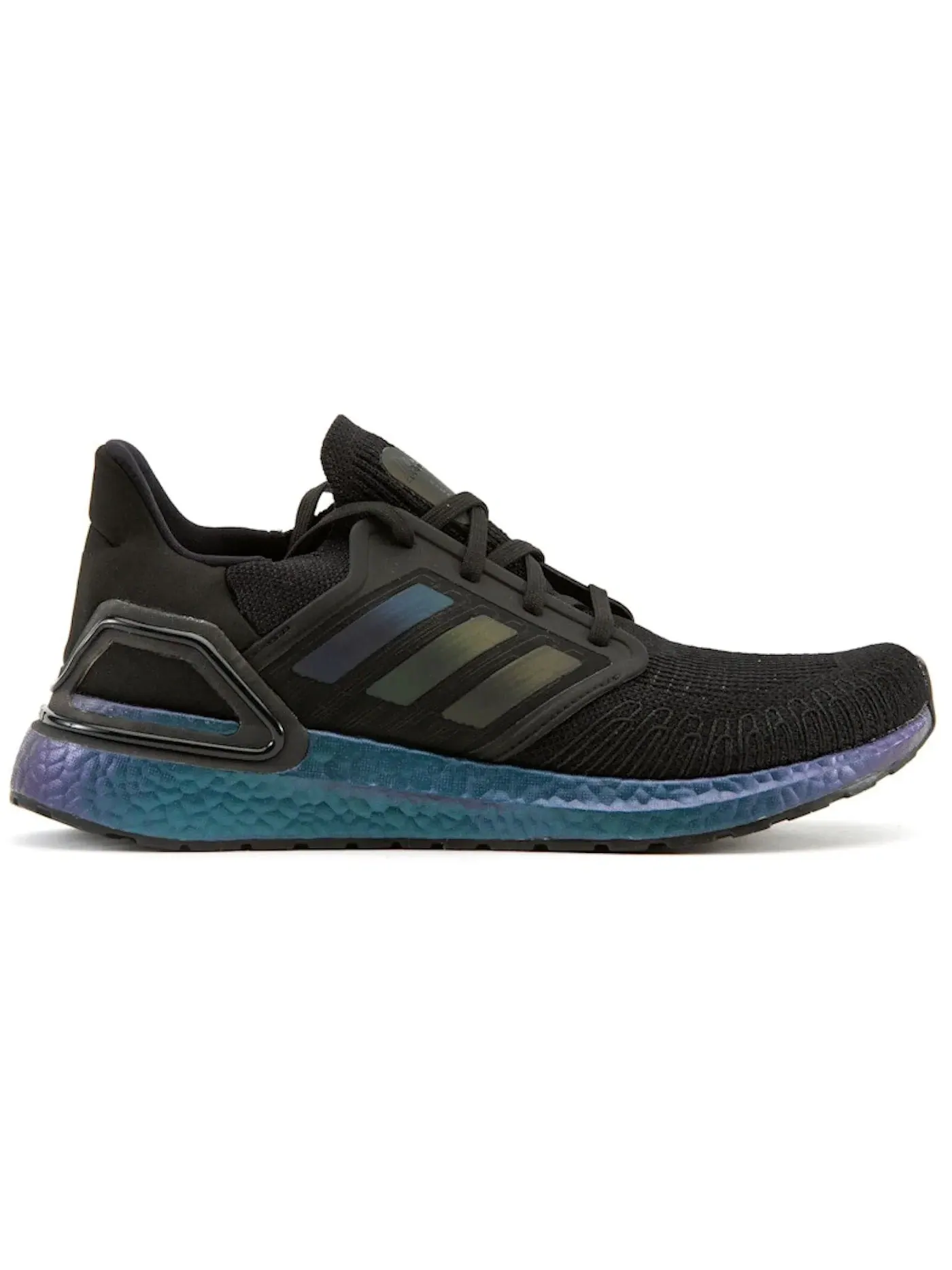 Мужские кроссовки для бега Adidas Ultra Boost 20 — изображение 1 из 1, черный/черный/голубой