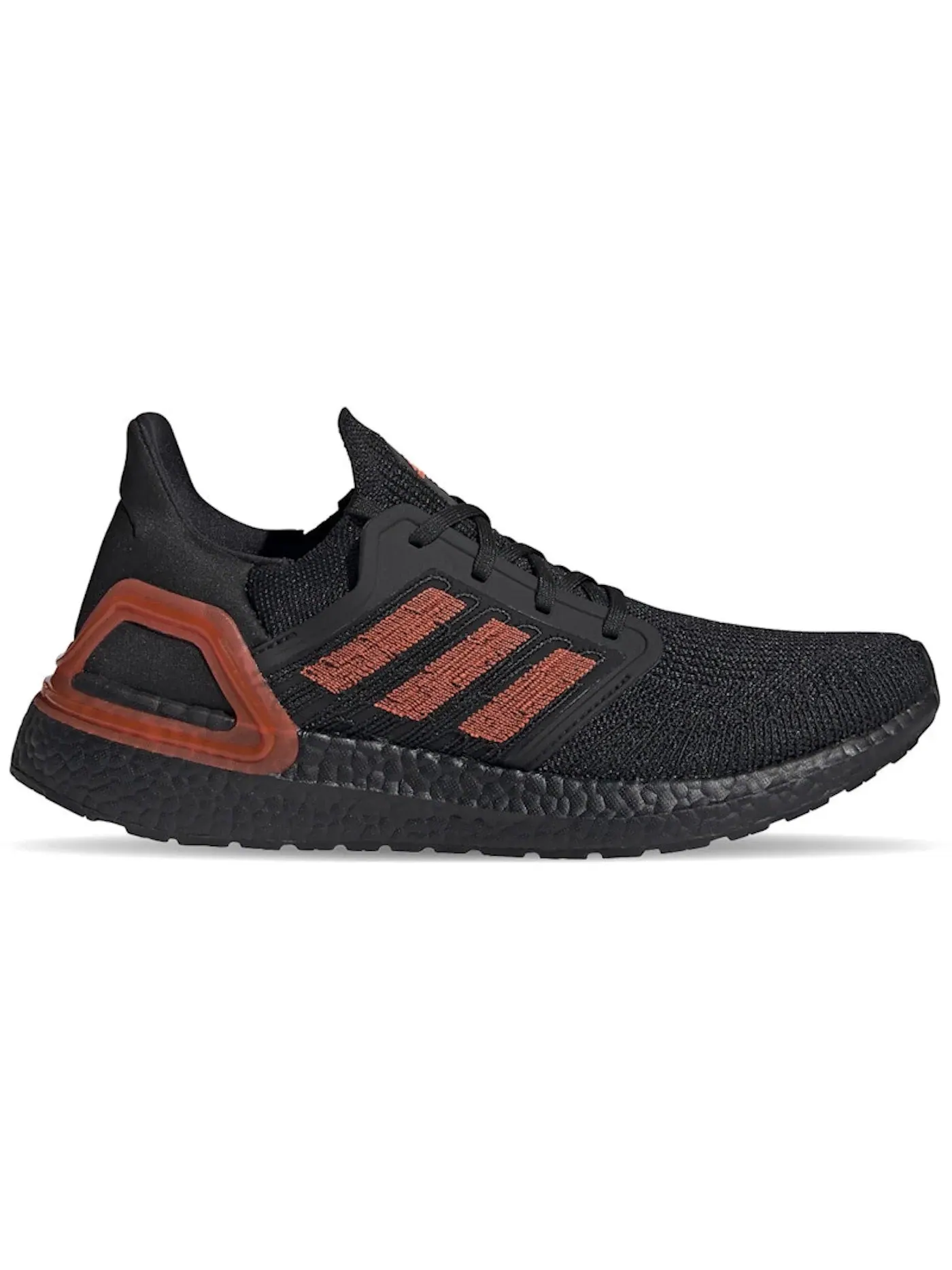 Мужские кроссовки для бега с амортизацией Adidas Ultra Boost 20 — изображение 1 из 1, черный/красный/черный