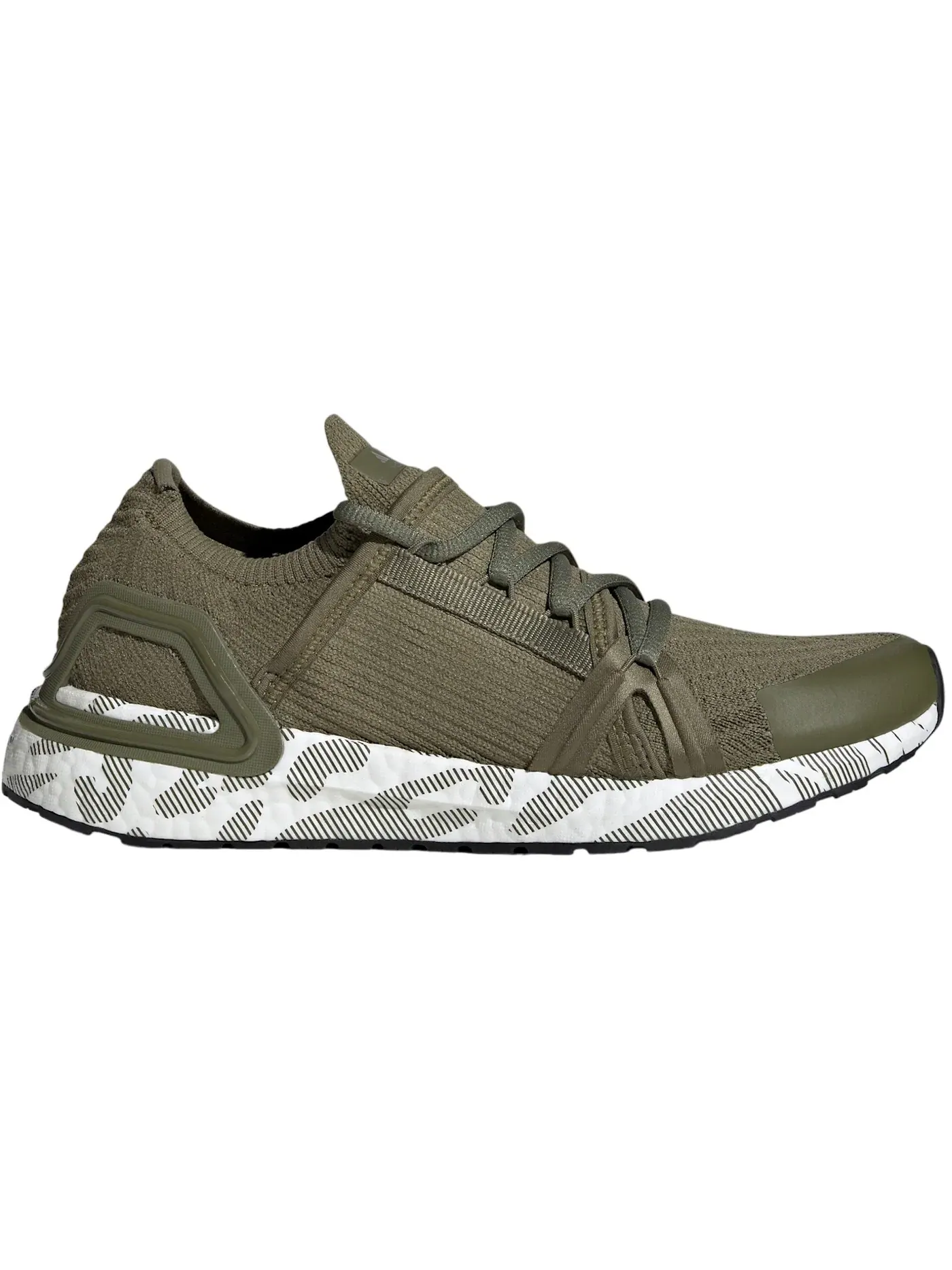 Женские кроссовки для бега с технологией Boost Adidas Ultra Boost 20 — изображение 1 из 1, хаки/черный/белый