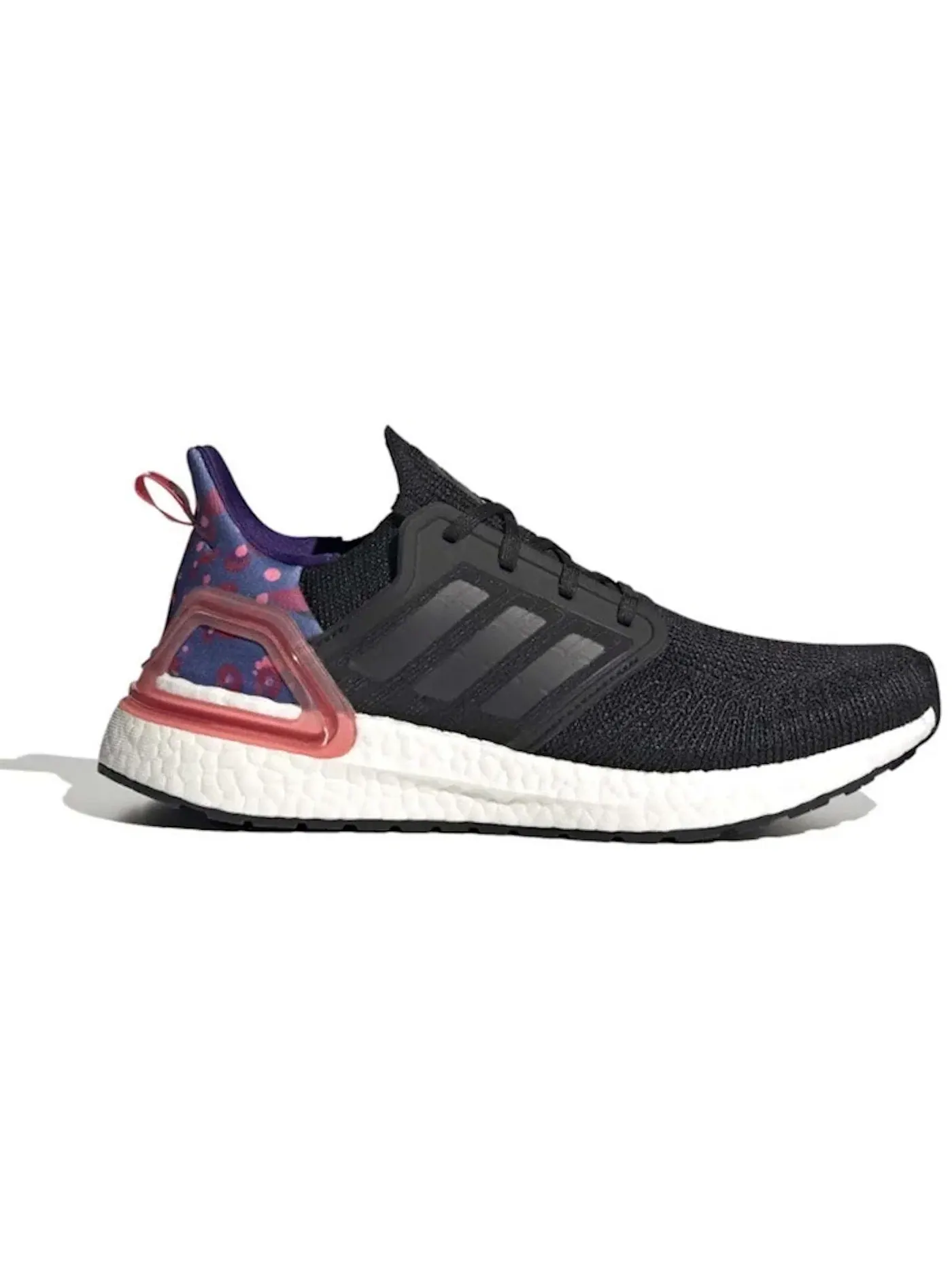 Женские кроссовки для бега с технологией Boost Adidas Ultra Boost 20 — изображение 1 из 1, черный/черный/белый