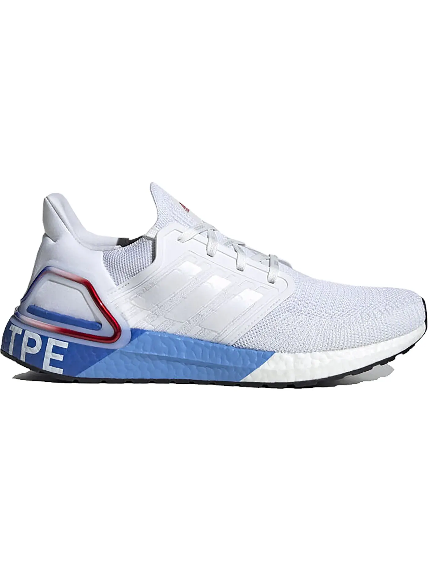 Мужские кроссовки для бега Ultra Boost 20 Adidas — изображение 1 из 1, белый/белый/красный