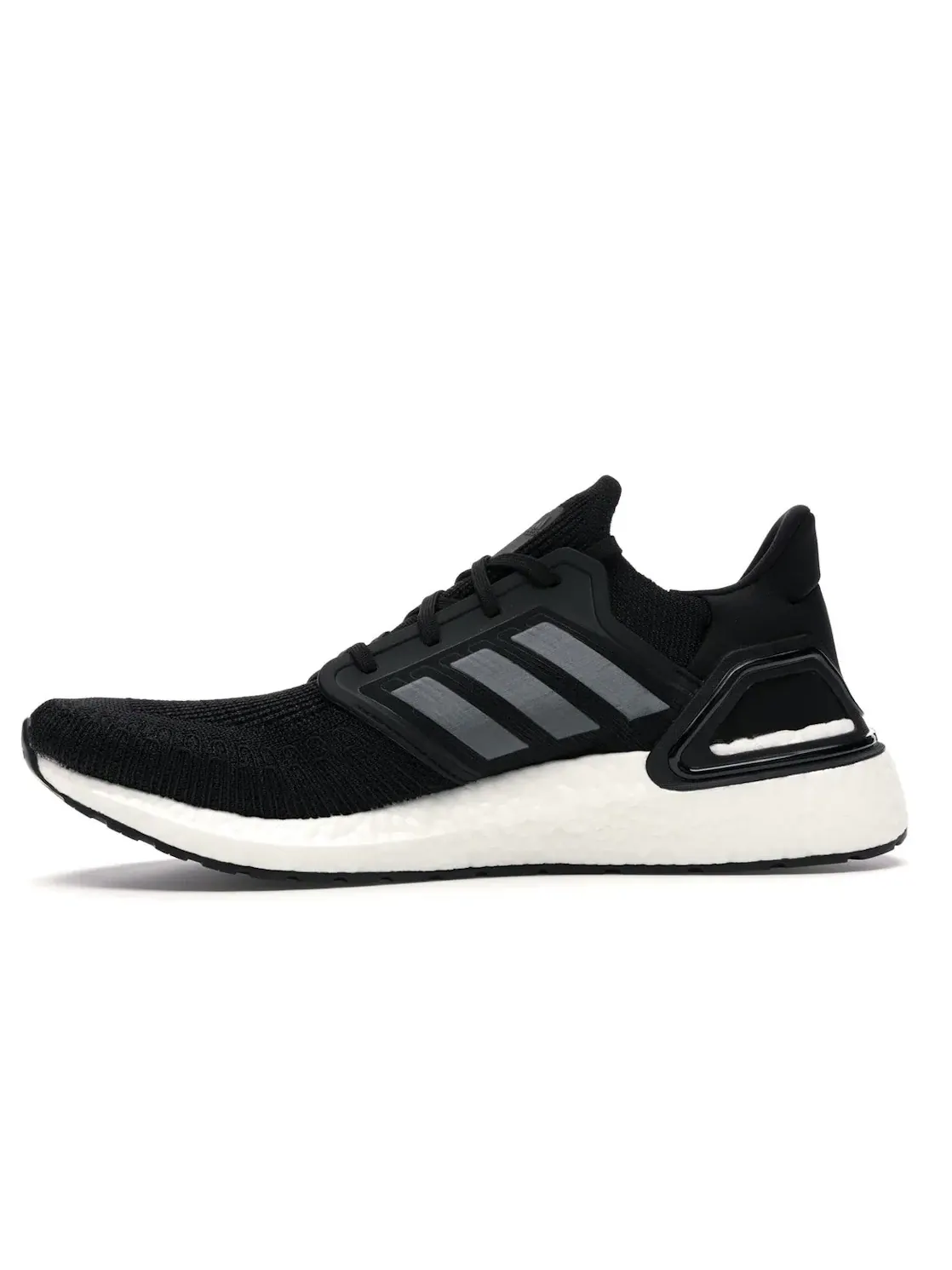 Мужские кроссовки для бега с амортизацией Adidas Ultra Boost 20 — изображение 3 из 4, черный/металлик/белый