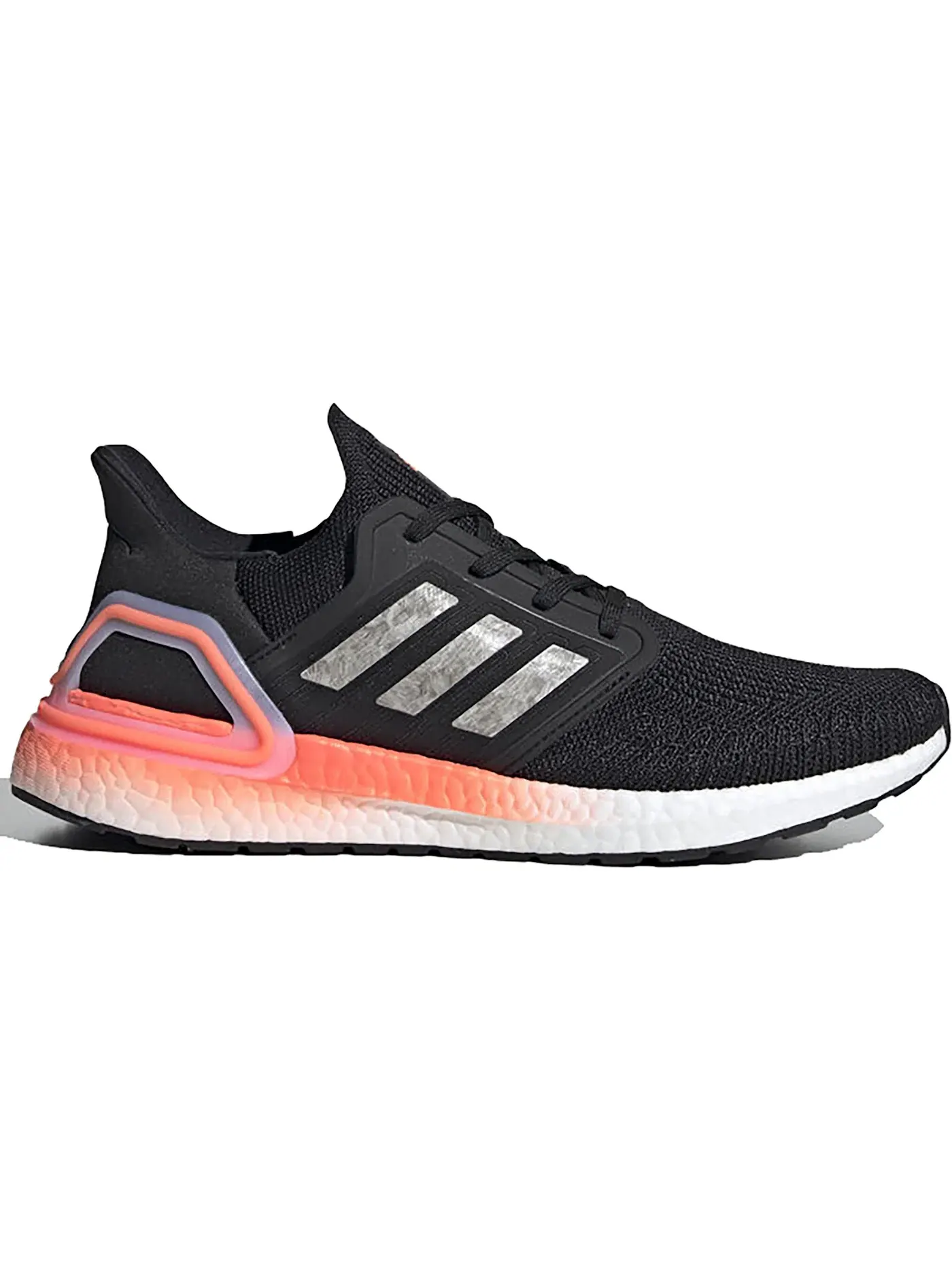 Мужские кроссовки беговые Adidas Ultra Boost 20 — изображение 1 из 1, черный/белый