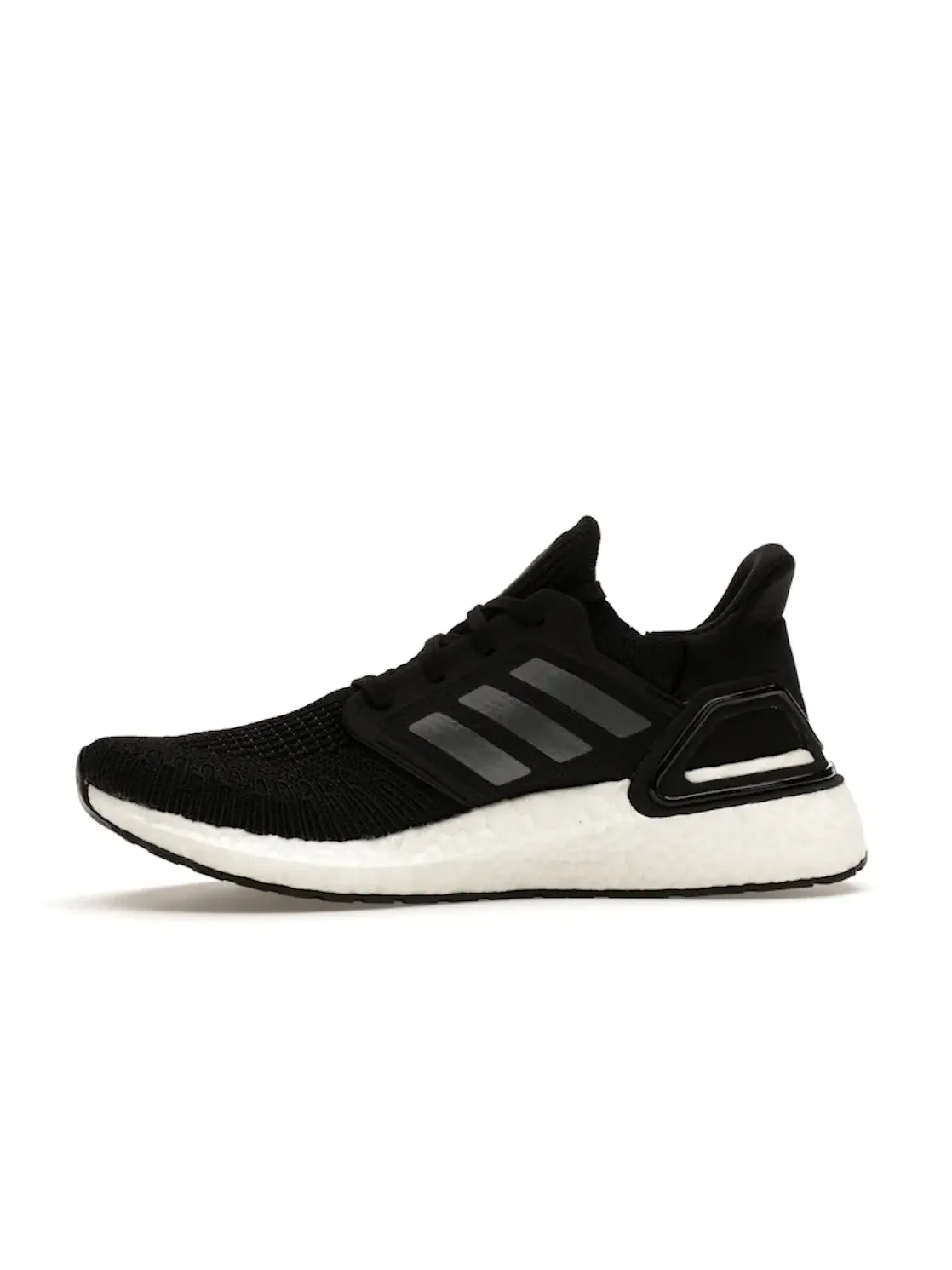 Женские кроссовки для бега с технологией PrimeKnit Adidas Ultra Boost 20 — изображение 3 из 4, черный/металлик/белый