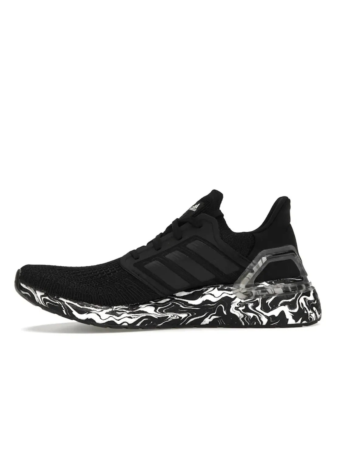 Женские кроссовки для бега Ultra Boost 20 Adidas — изображение 3 из 4, черный черный белый
