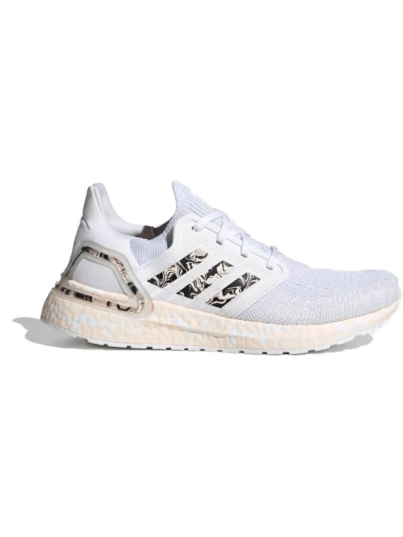 Женские кроссовки для бега Ultra Boost 20 Adidas — изображение 1 из 1, белый/розовый/черный
