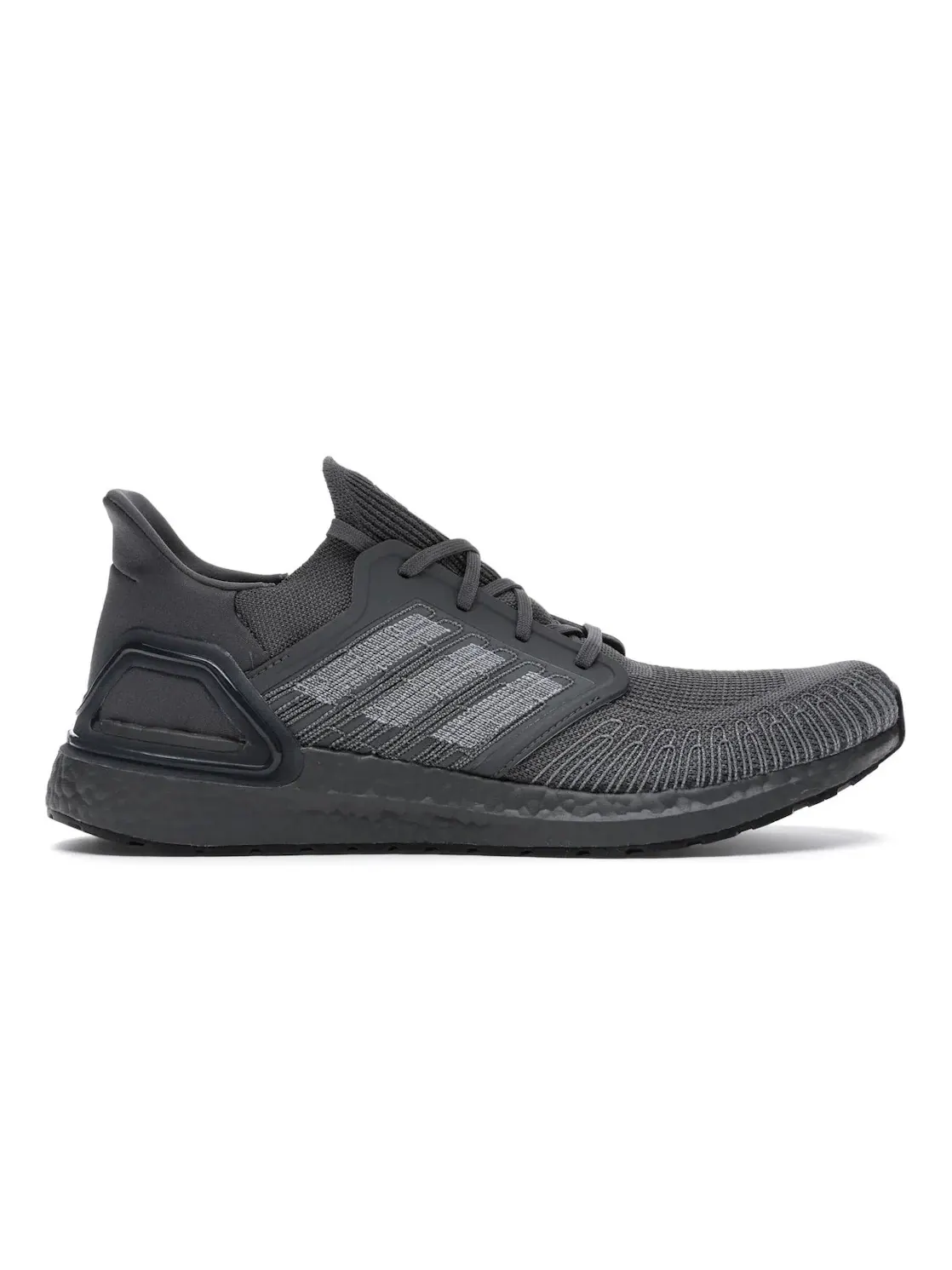 Мужские кроссовки для бега с технологией Boost Adidas Ultra Boost 20 — изображение 1 из 4, серый/белый/серый