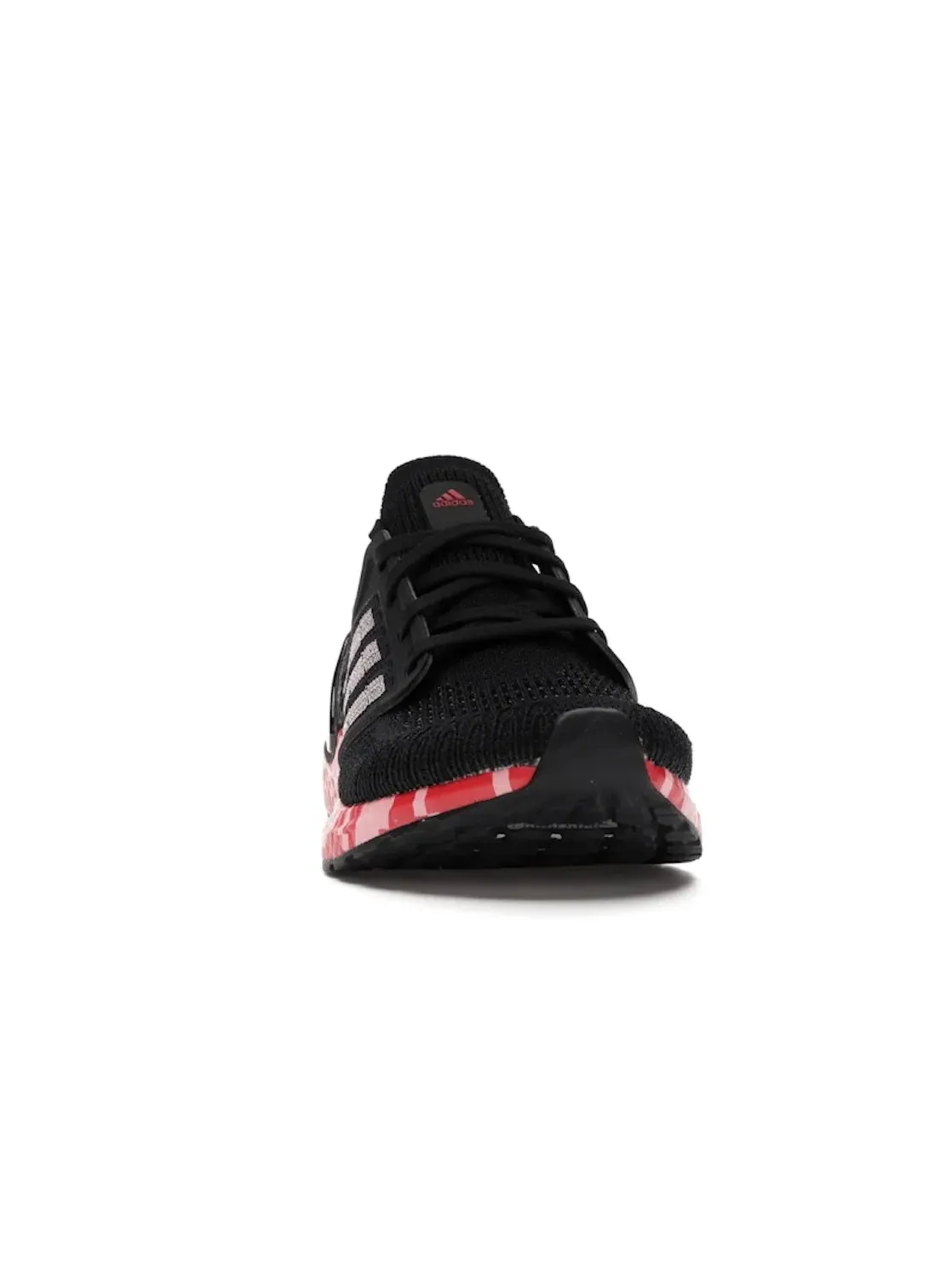 Женские кроссовки с технологией Boost Adidas Ultra Boost 20 — изображение 2 из 4, черный/розовый/светлый