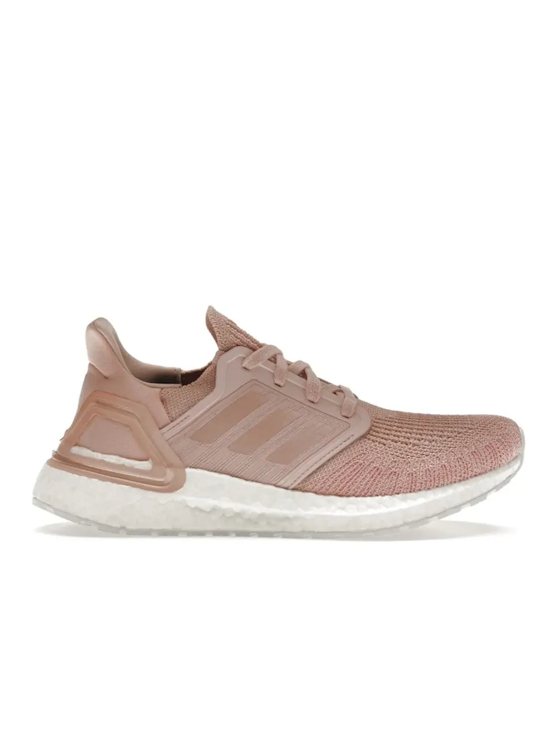 Женские кроссовки для бега с технологией Boost Adidas Ultra Boost 20 — изображение 1 из 4, розовый/белый