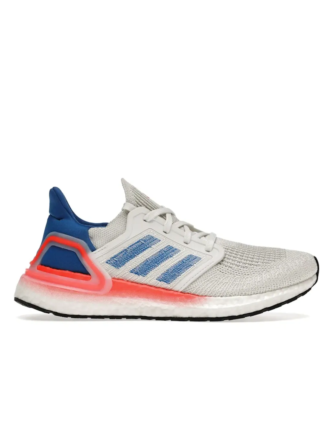 Мужские кроссовки с технологией Boost Adidas Ultra Boost 20 — изображение 1 из 4, белый/синий/красный