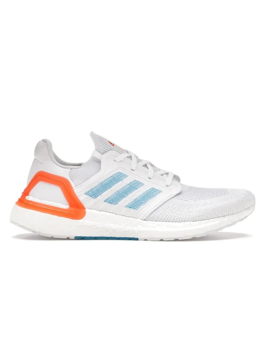 Мужские кроссовки для бега Ultra Boost 20 Adidas — изображение 1 из 4, белый синий оранжевый