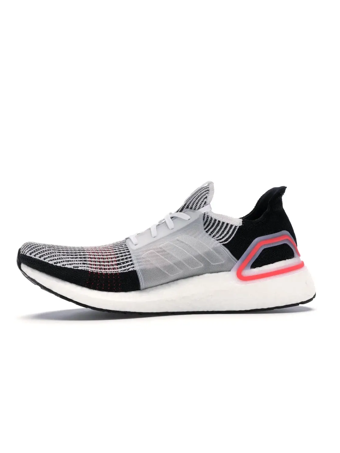 Мужские кроссовки для бега с амортизацией Adidas Ultra Boost 2019 — изображение 3 из 4, белый/белый/красный