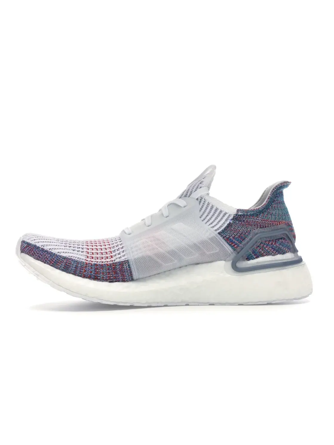 Мужские кроссовки с технологией Primeknit Adidas Ultra Boost 2019 — изображение 3 из 4, белый белый синий